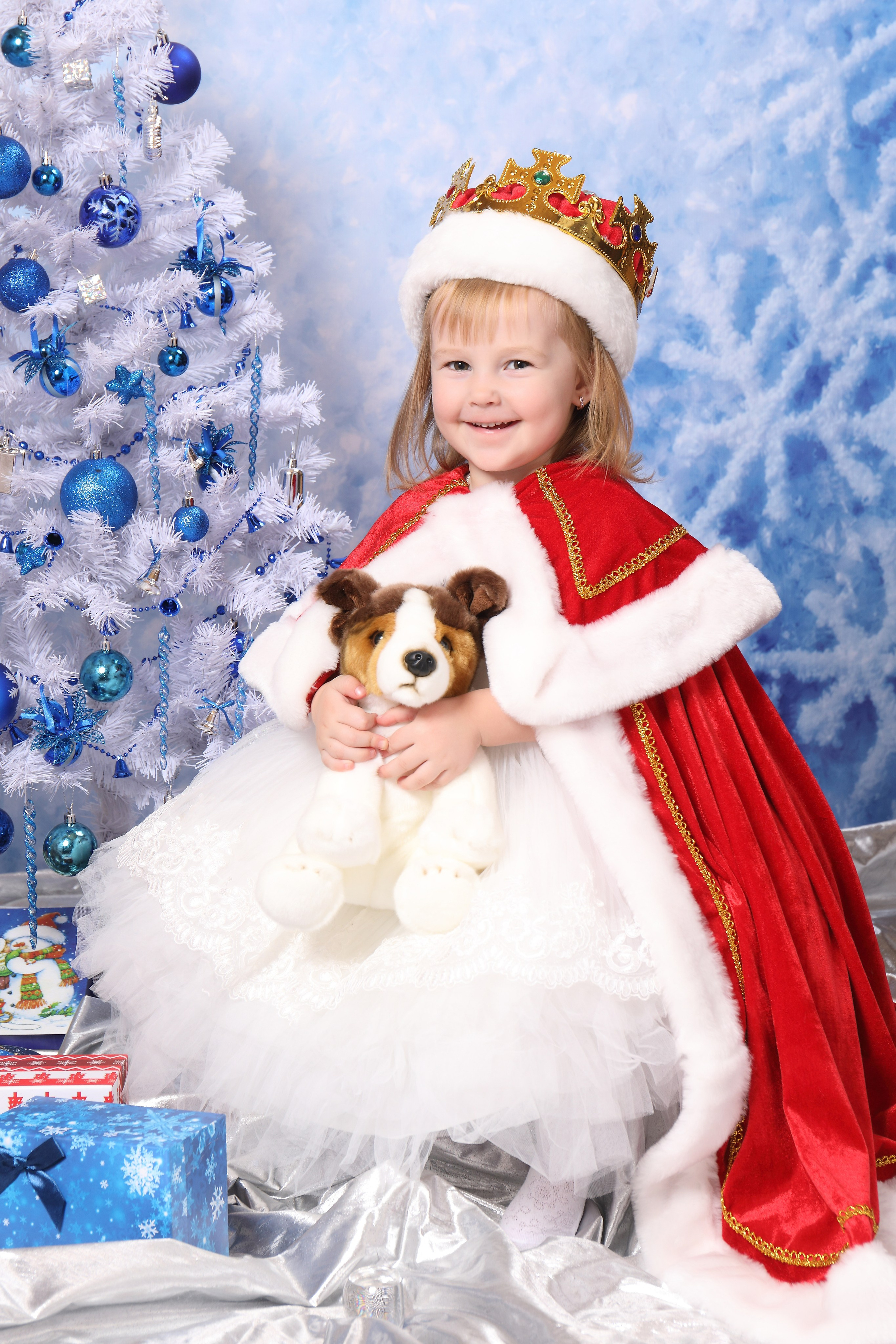 Морозный замок. Детская выездная фотостудия