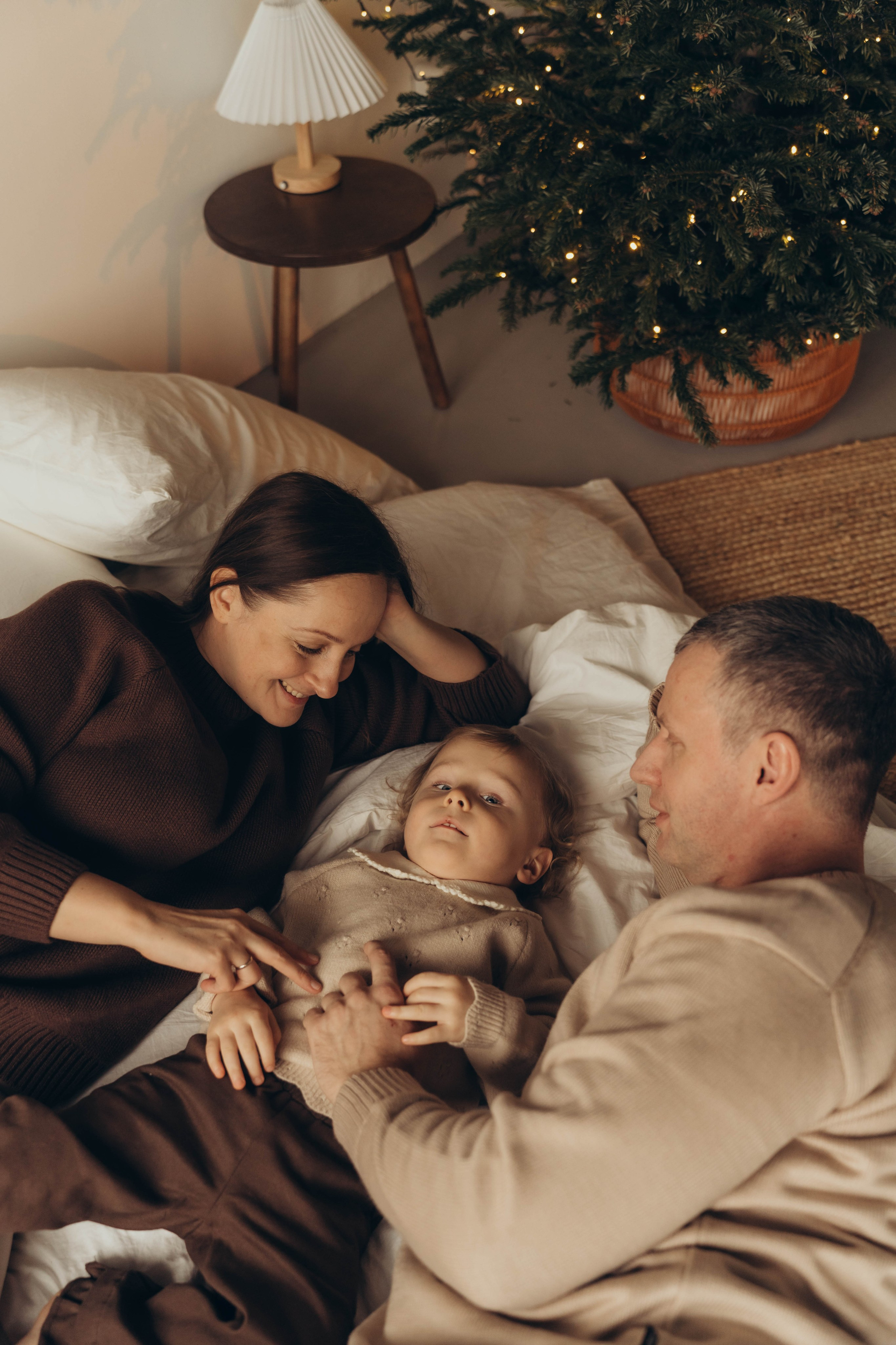 Екатерина, Николай и малышка Аня