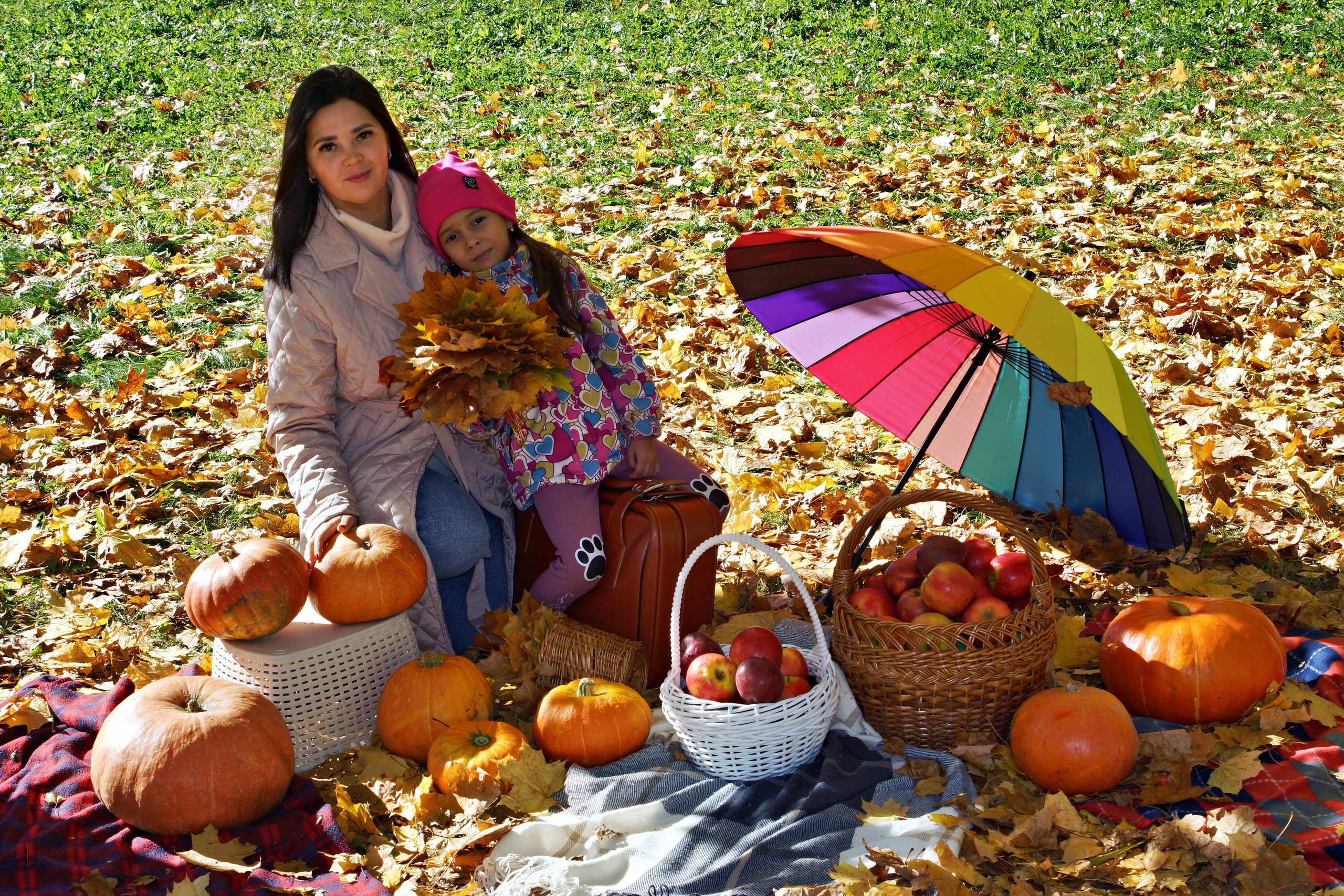 Осенняя фотосессия в детском саду г. Йошкар-Ола