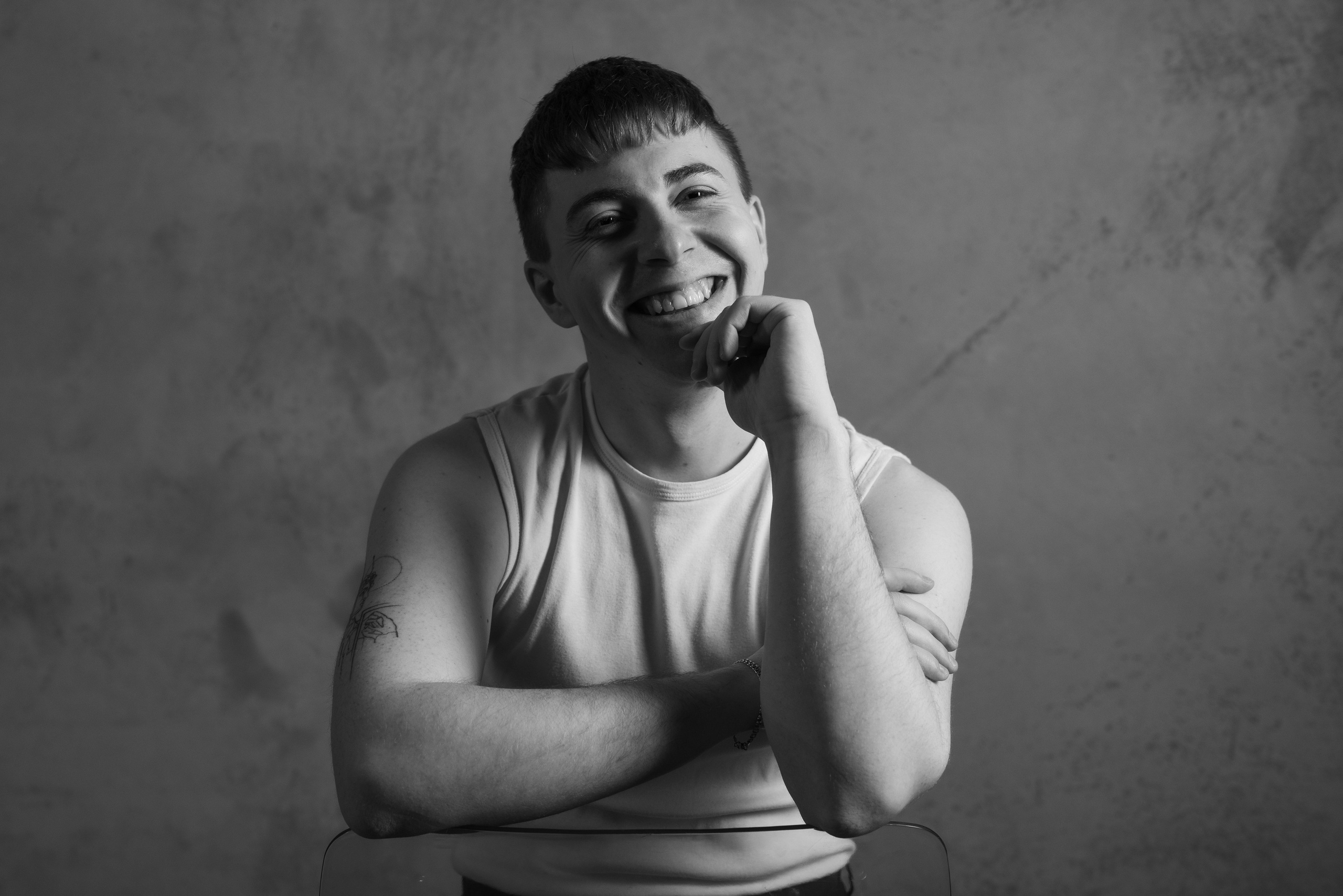 Мужской черно-белый портрет. Фотограф и видеограф в Москве Анна Матюхина