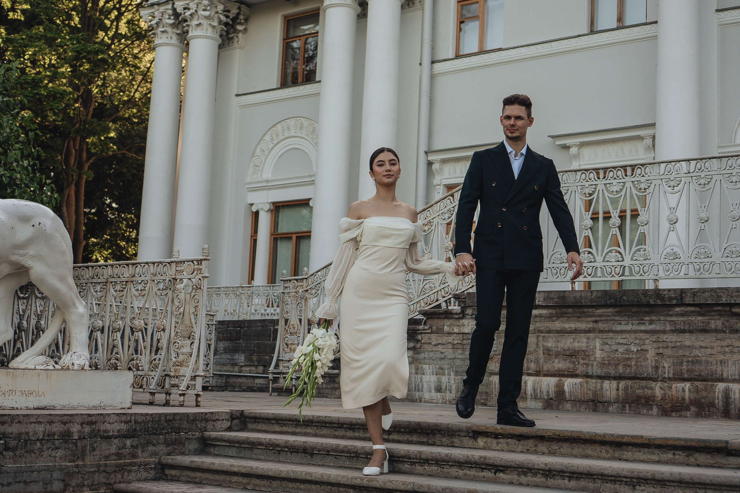 СВАДЕБНАЯ СЬЕМКА НА РАССВЕТЕ НА ЕЛАГИНОМ ОСТОРОВЕ. Профессиональный фотограф, Санкт-Петербург — Виктория Богомолова