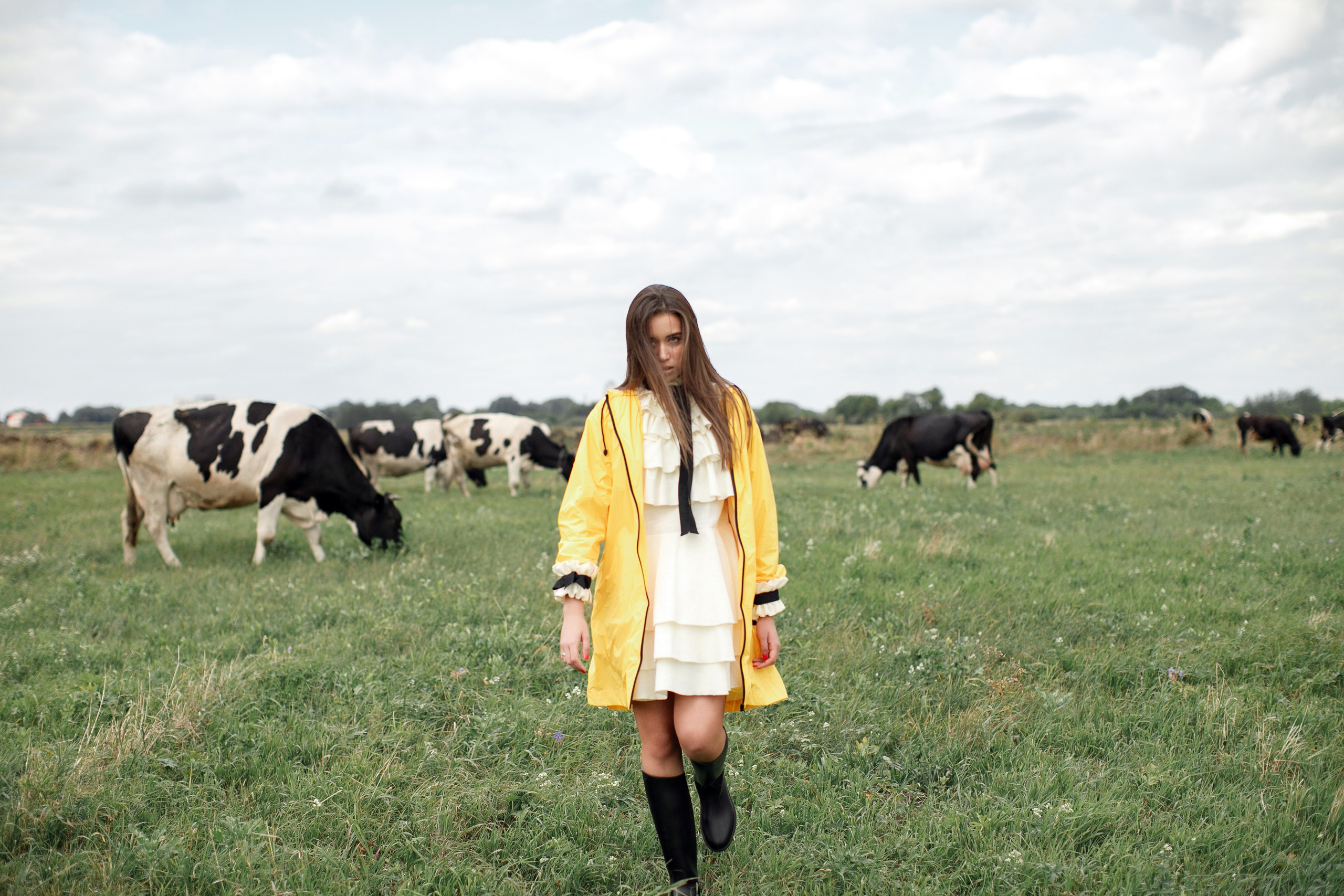 Фотосессия Полины у маяка. Свадебный фотограф Москва