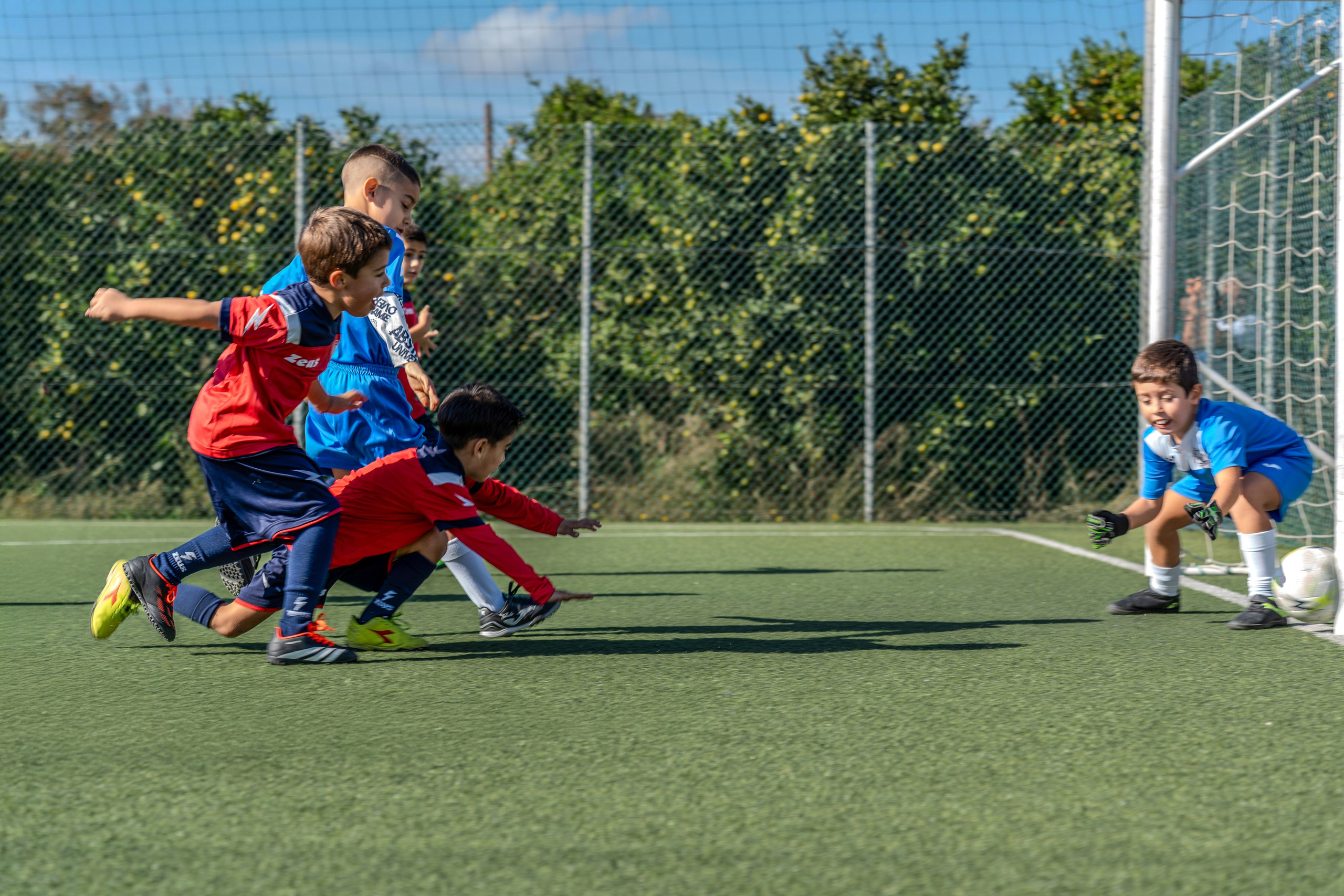 Сьемка маленьких футболистов в Италии. Портретный фотограф в Москве Фарид Леонов