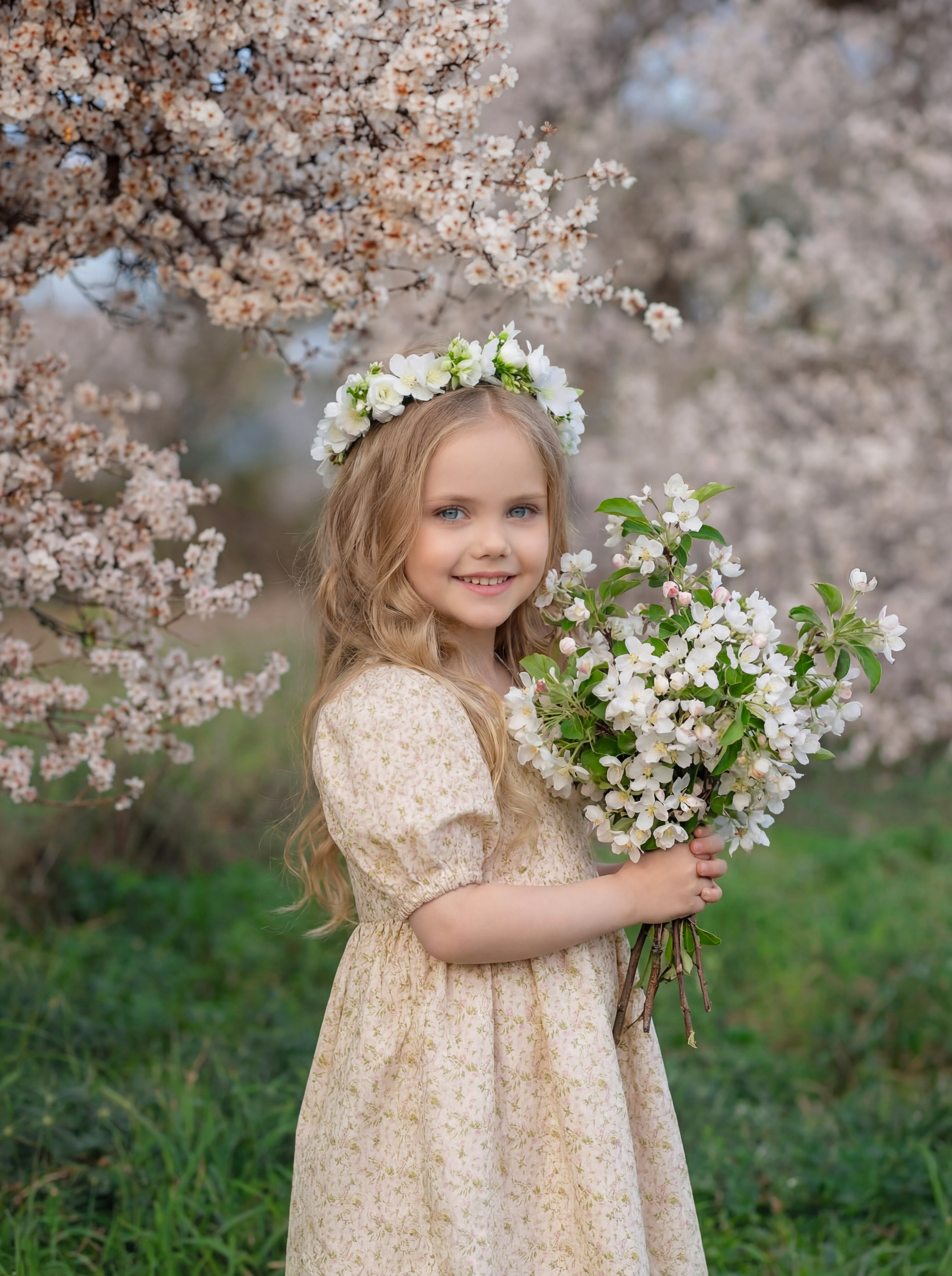 Цветущий сад. Детская фотостудия Москва