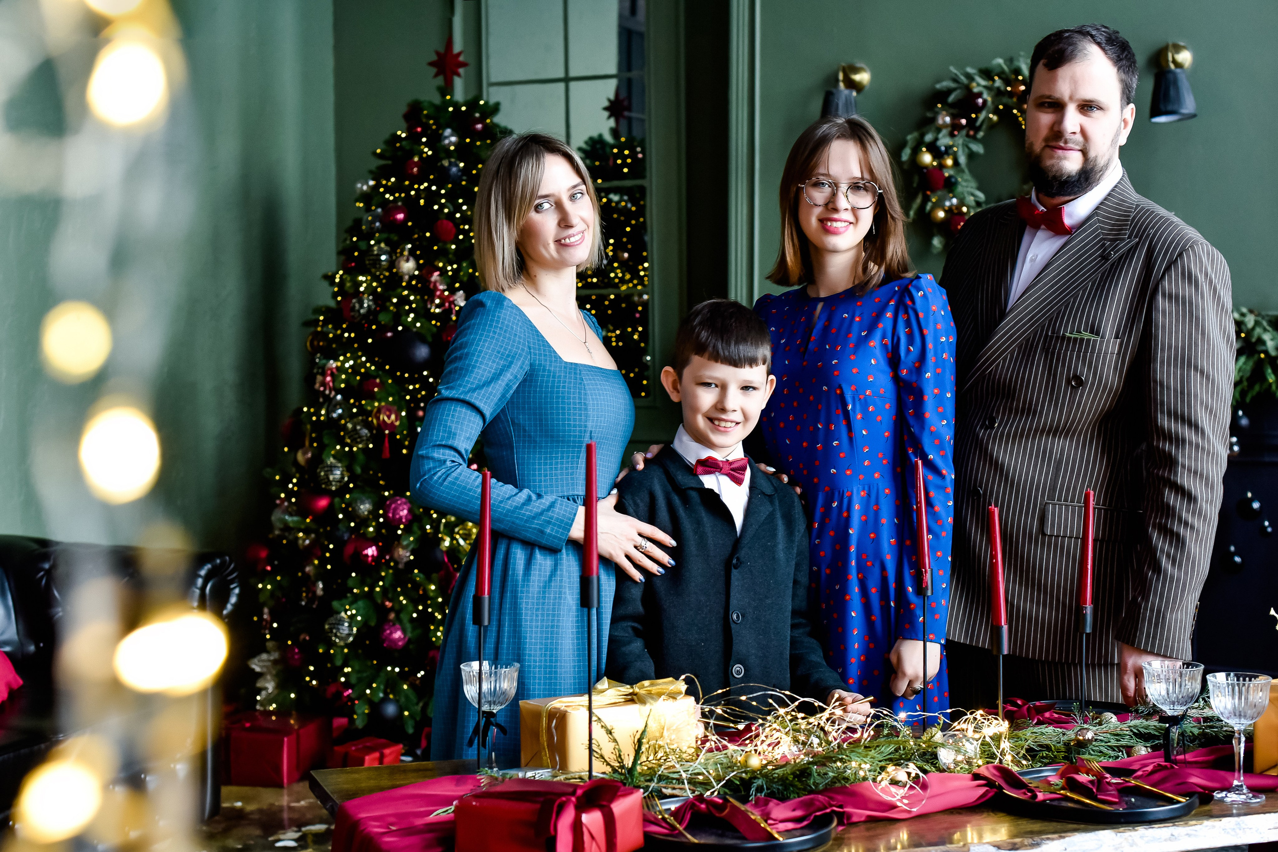 Дружная семья Настеньки