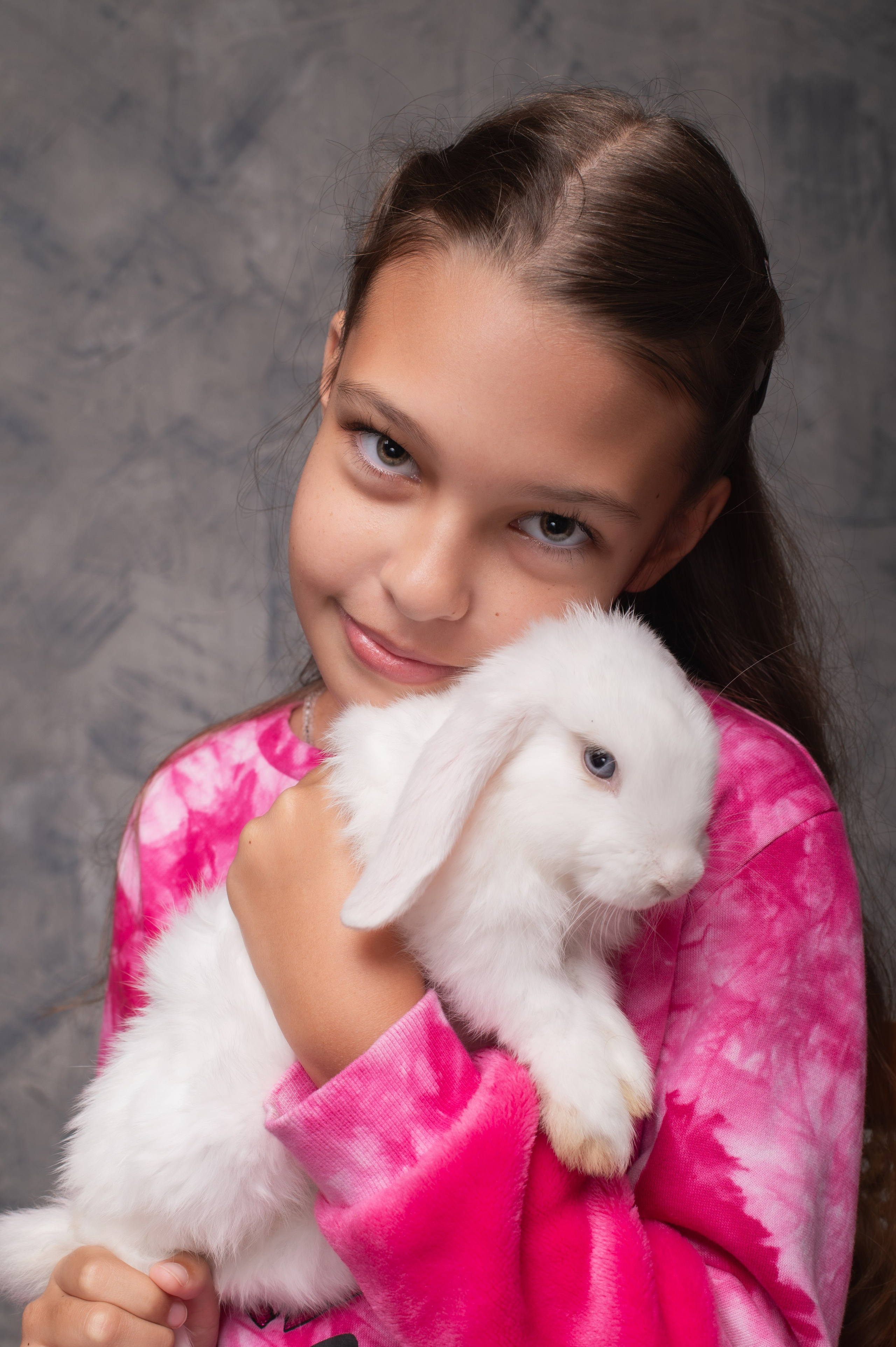 Дети и кролик. Детский фотограф в Новокузнецке Николай Чекалин