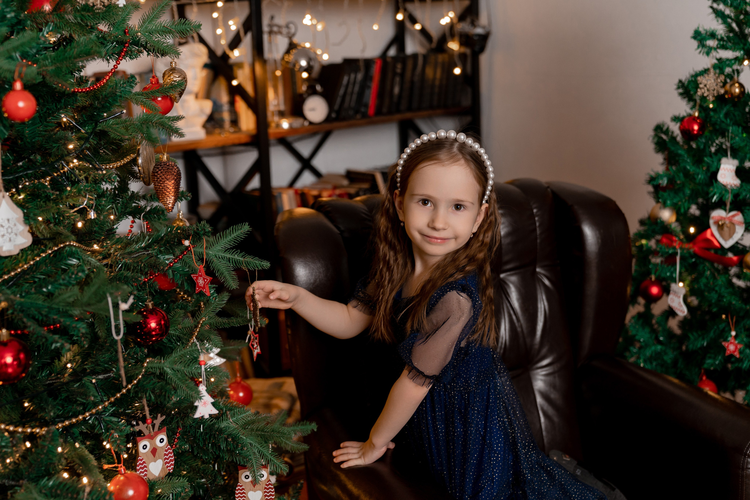 Новогодняя фотостудия. Семейный фотограф СПб Анастасия Василь. Фотосессия на годик