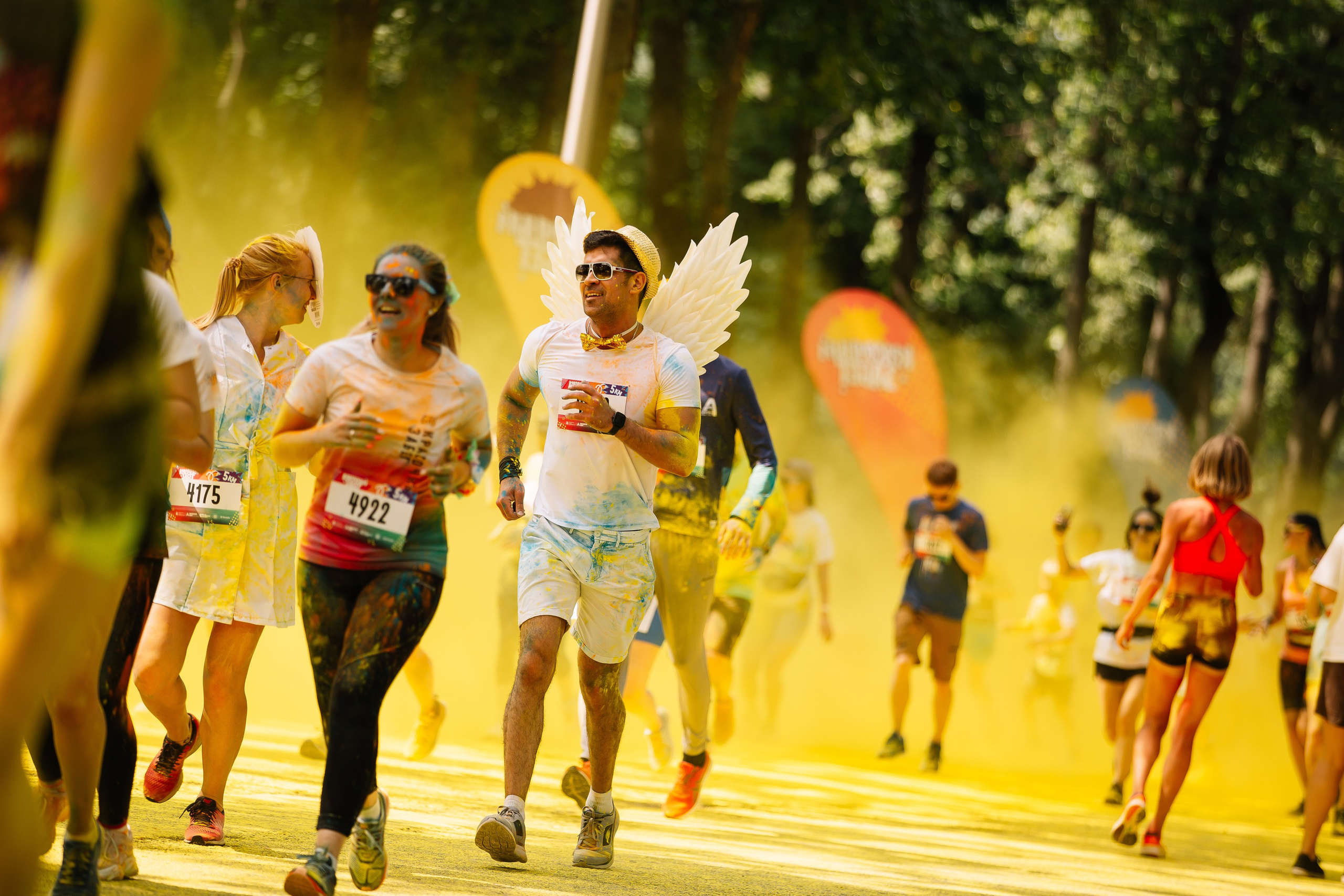 Красочный забег. Свадебный Семейный Репортажный фотограф в Москве