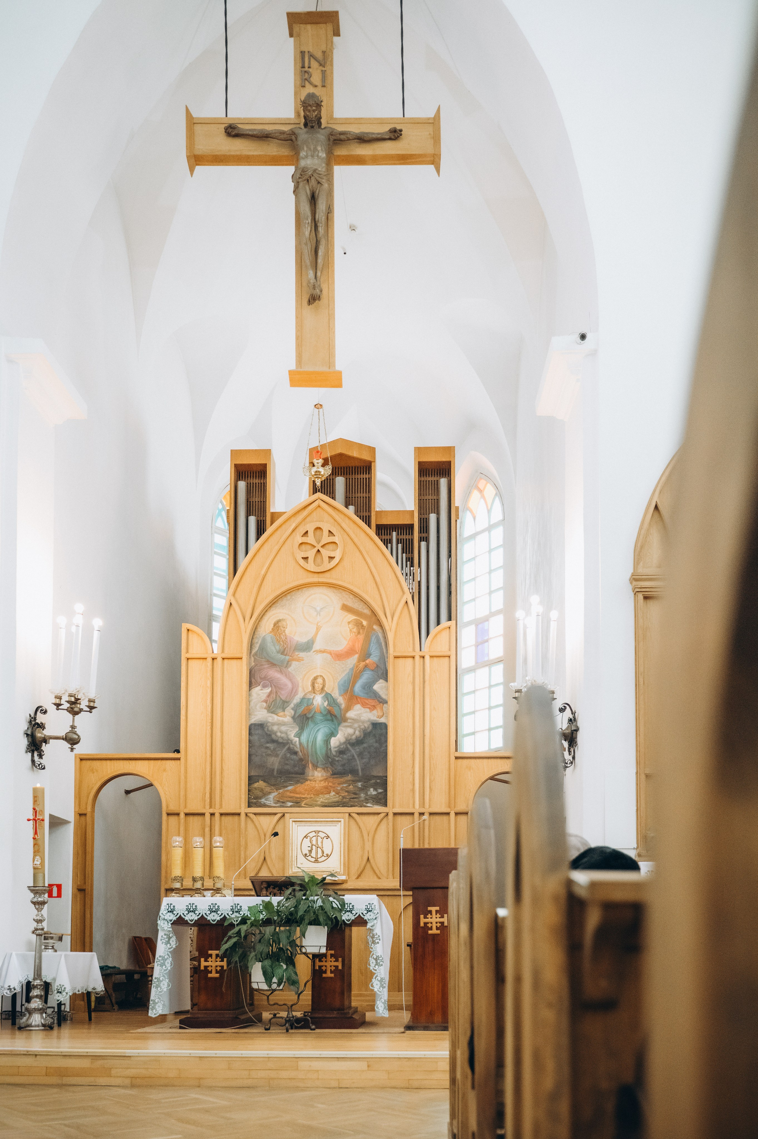 Крещение Эмили (Золотогорский костёл Пресвятой Троицы). Семейный фотограф в Минске Дарья Дреко