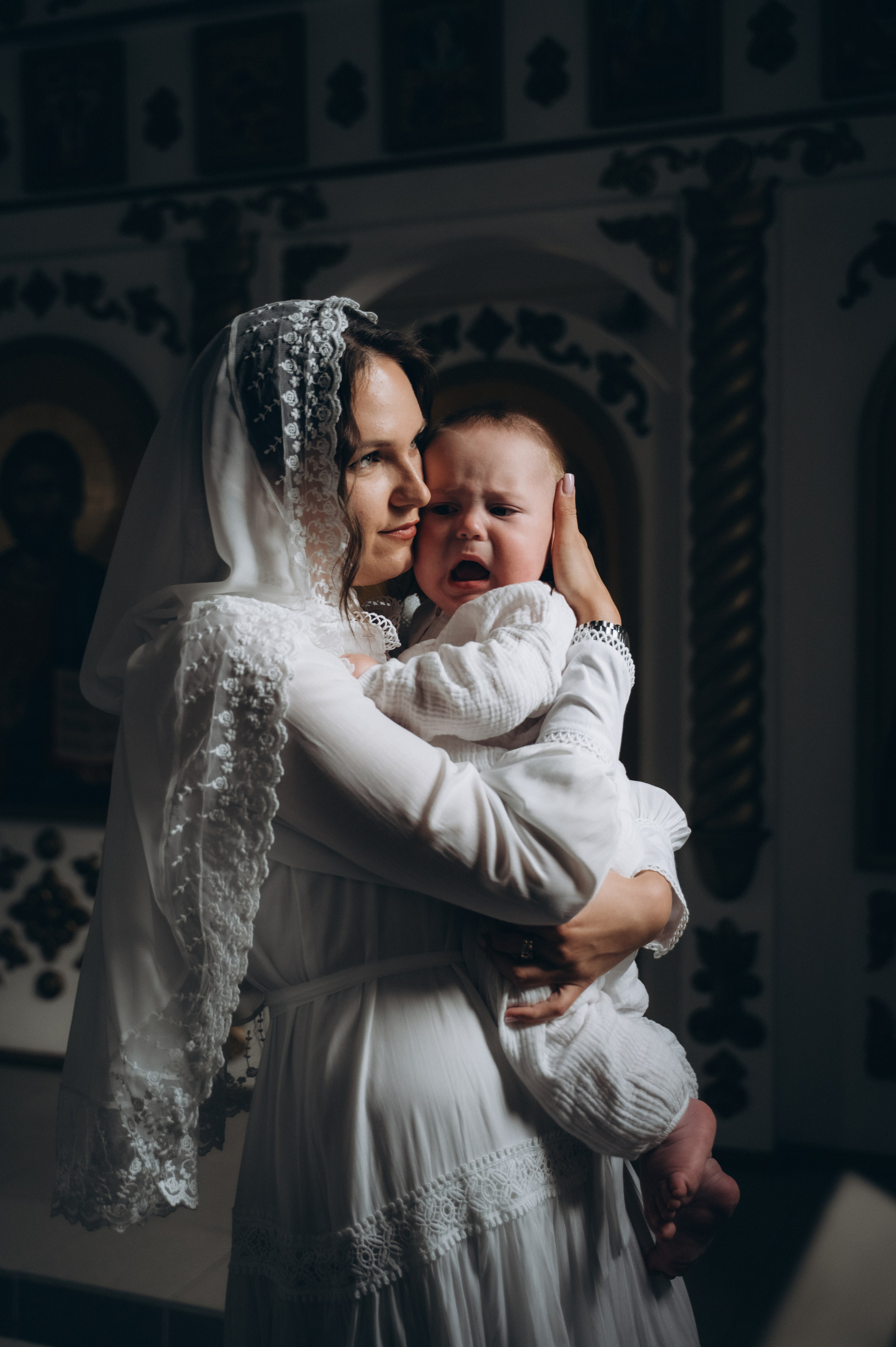 Крещение Демьяна (Церковь в честь святой блаженной Ксении Петербургской). Семейный фотограф в Минске Дарья Дреко