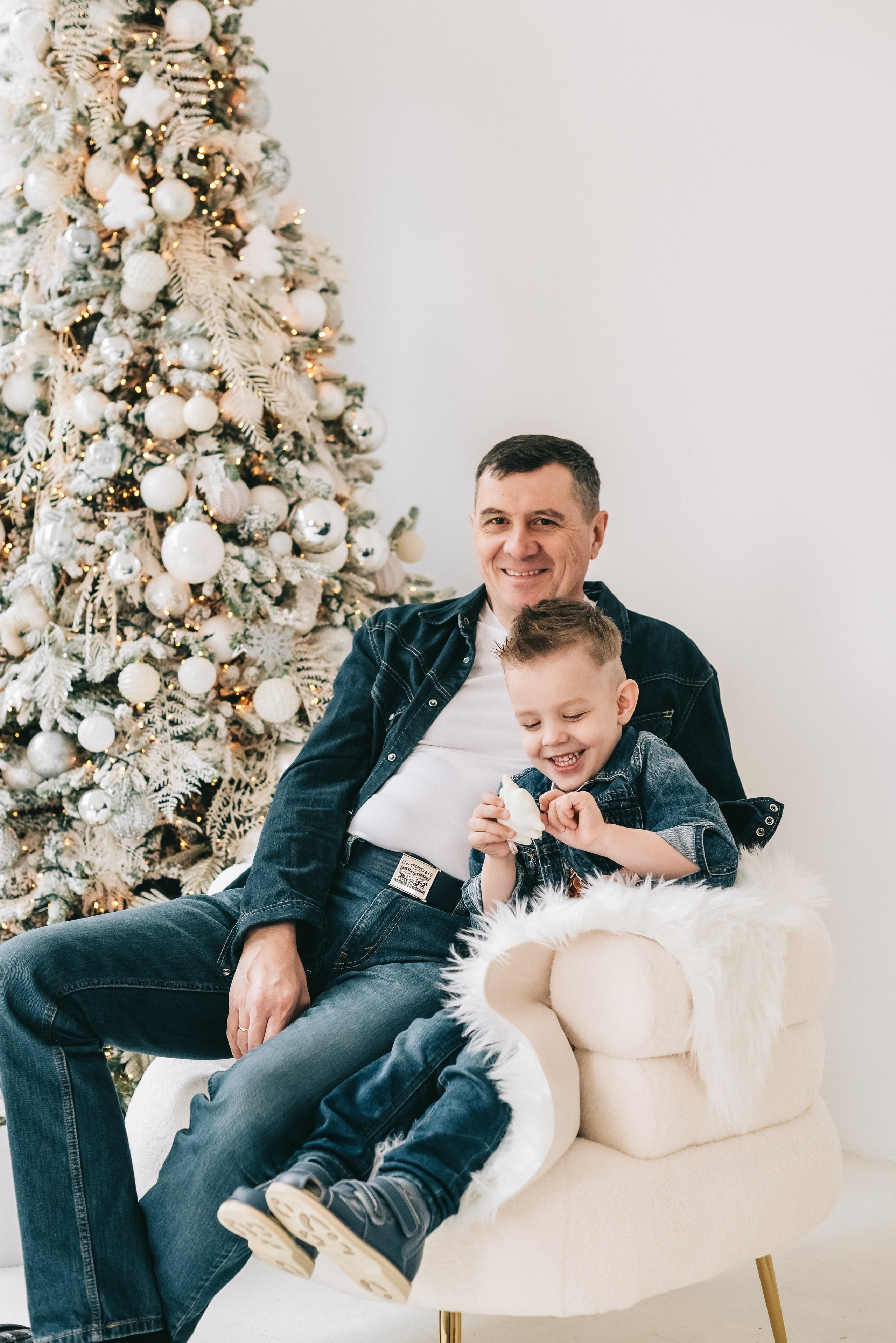 Новогодняя семейная фотосессия Кемерово