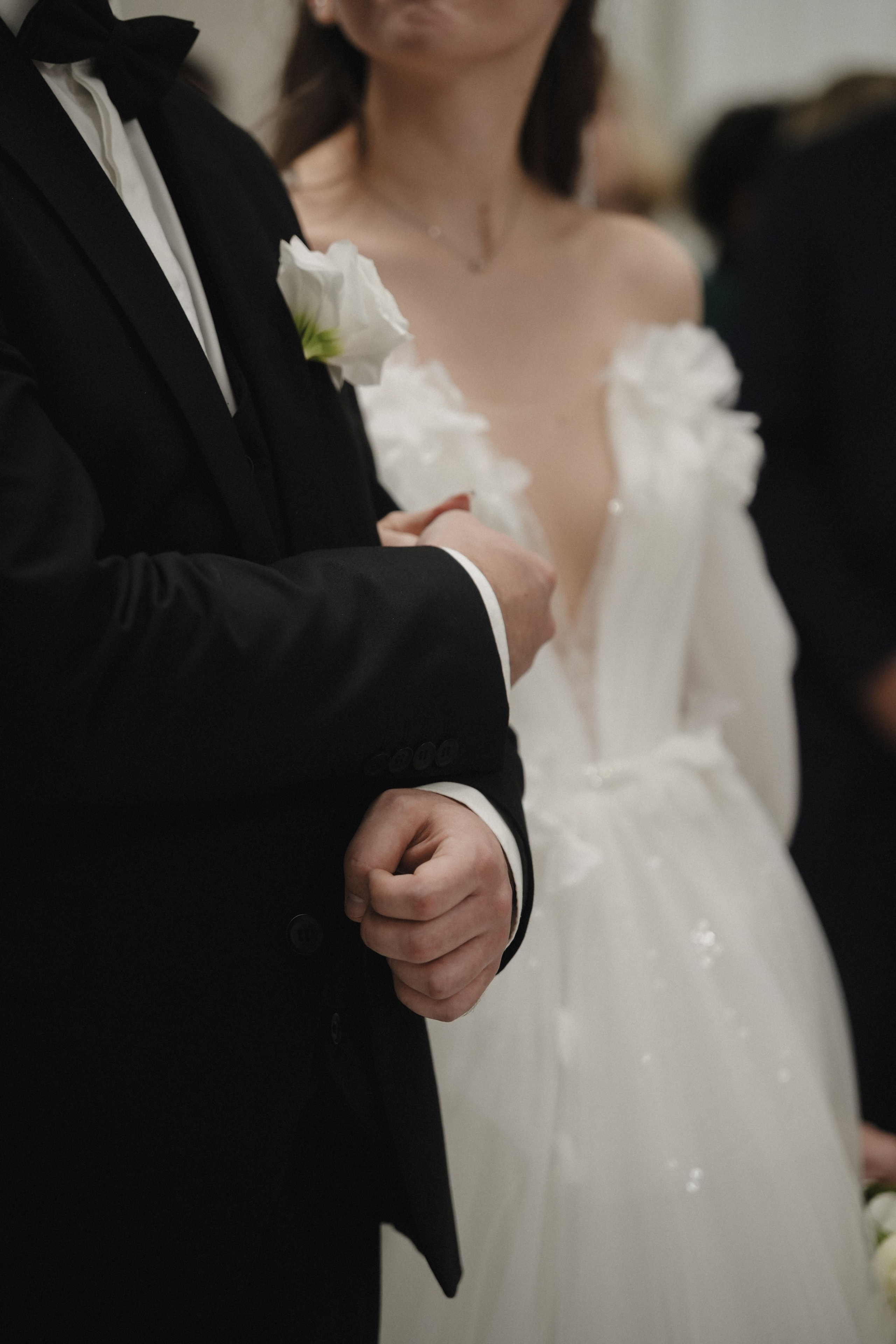 Утренние сборы невесты, первая встреча, бракосочетание в Кутузовском загсе, выездная церемония