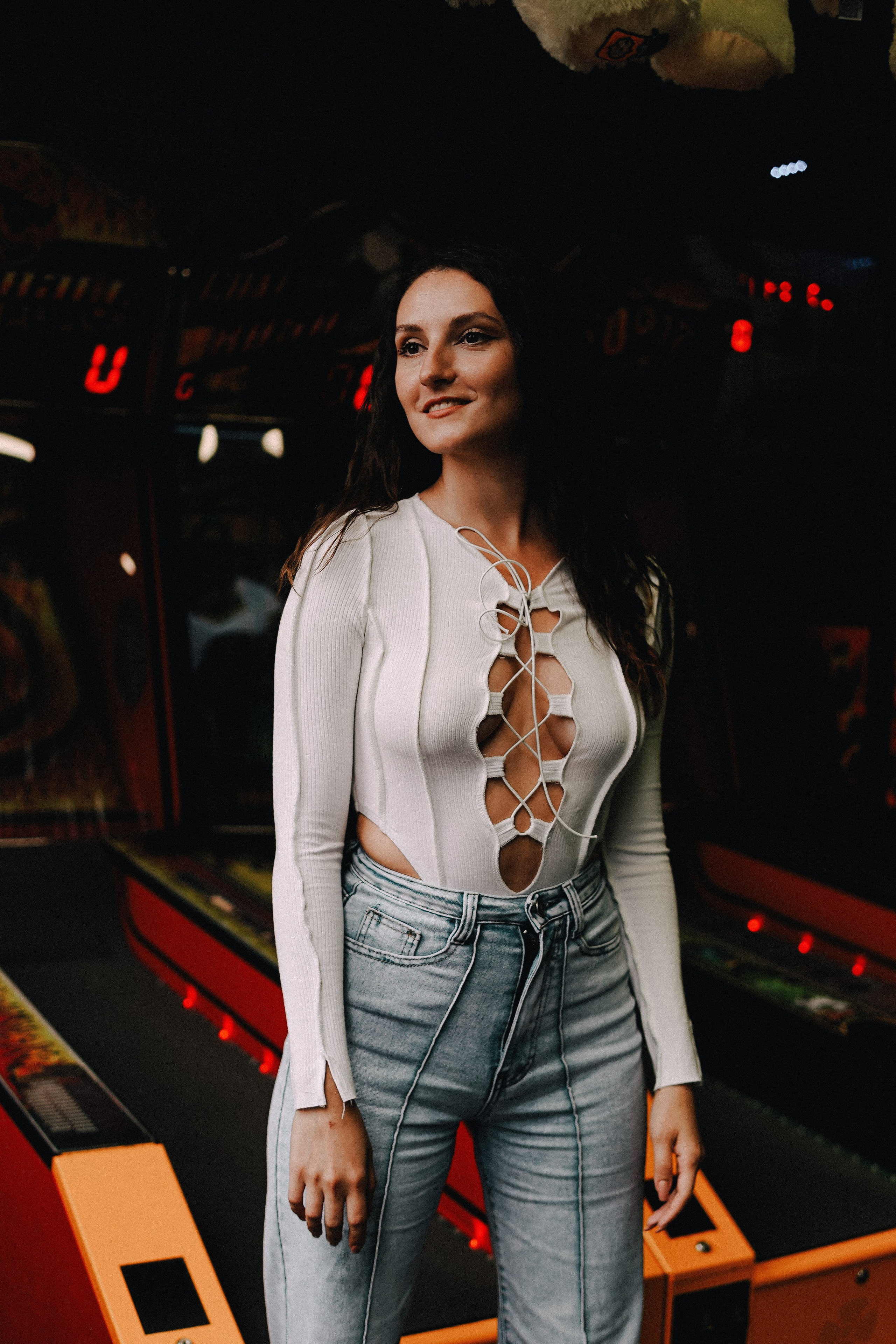 Съемка в парке аттракционов — модель Мила. Фотограф Москва и Видеограф Москва