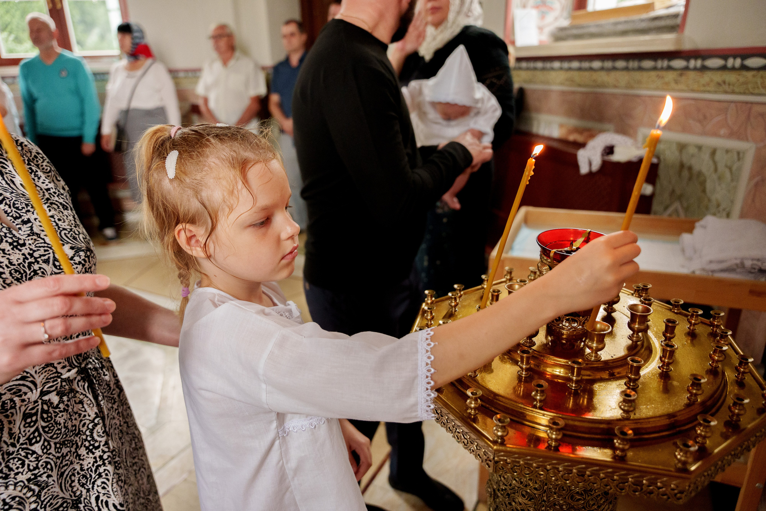 Крещение Полины. Фотограф Юлия Попова