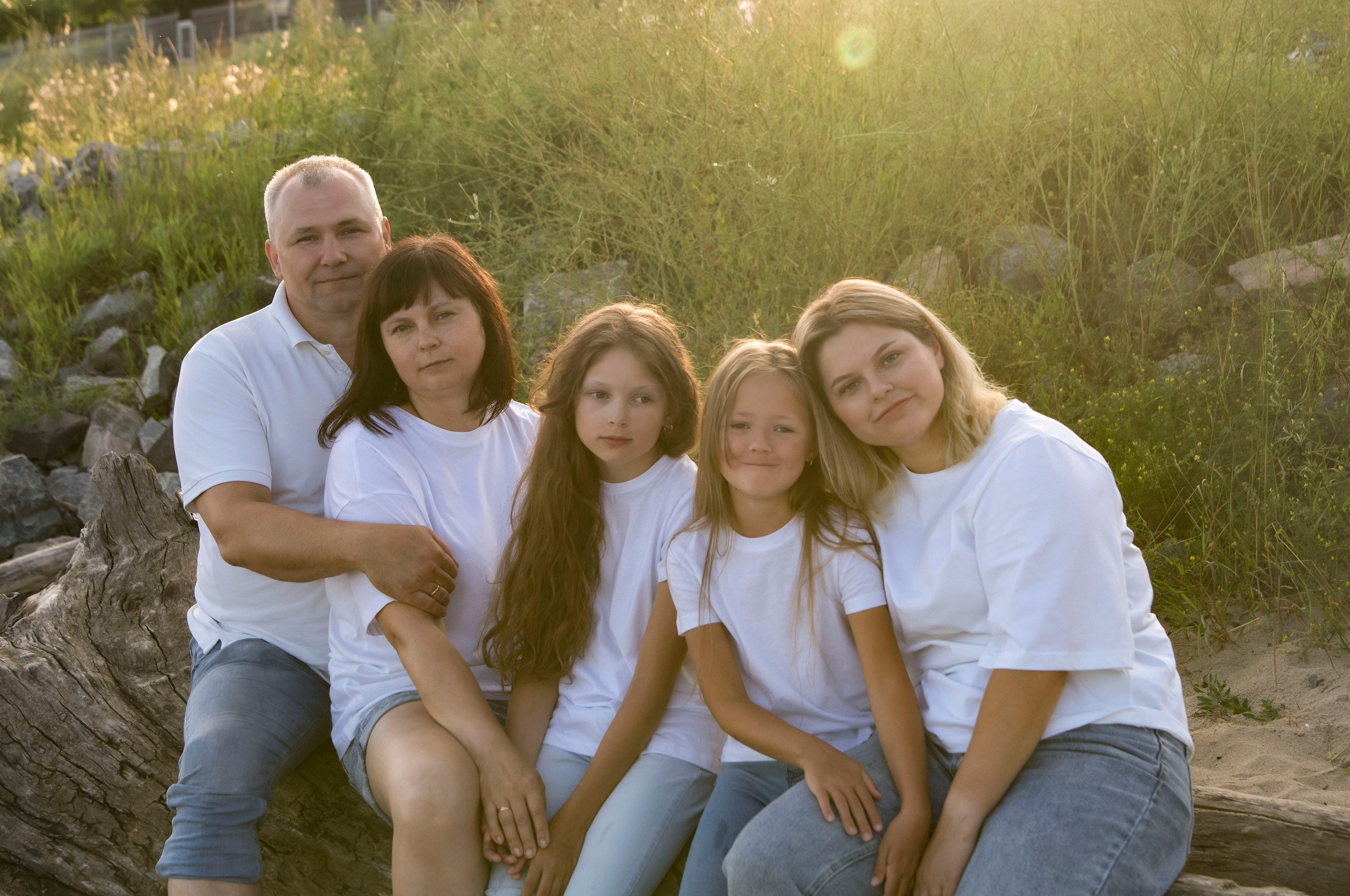 Олеся, Александр, Ева, Яра и Кира. Фотограф в Новосибирске Катя Крыловская