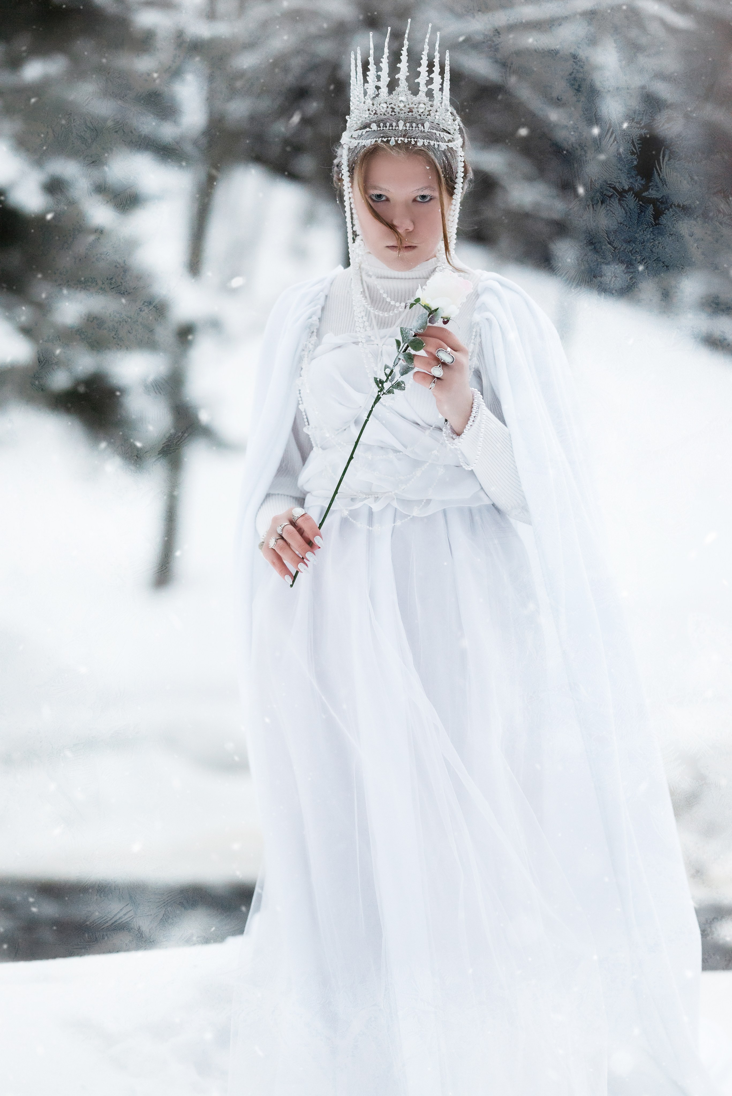 Снежная Королева. Фотограф Екатерина Шишкина. Питкяранта. Карелия