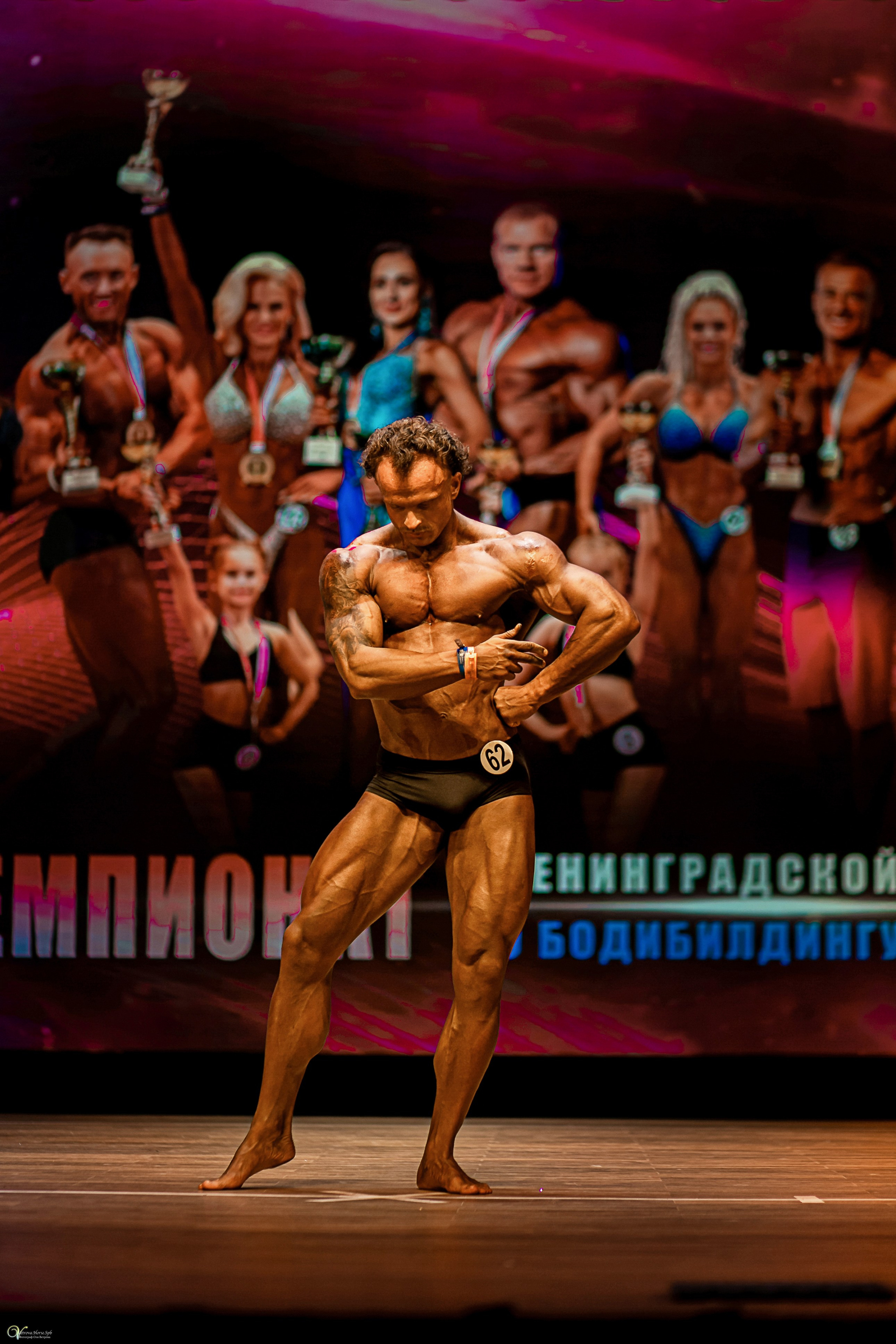 Съемка чемпионата по бодибилдингу. Фотограф женский и мужской портрет Санкт-Петербург