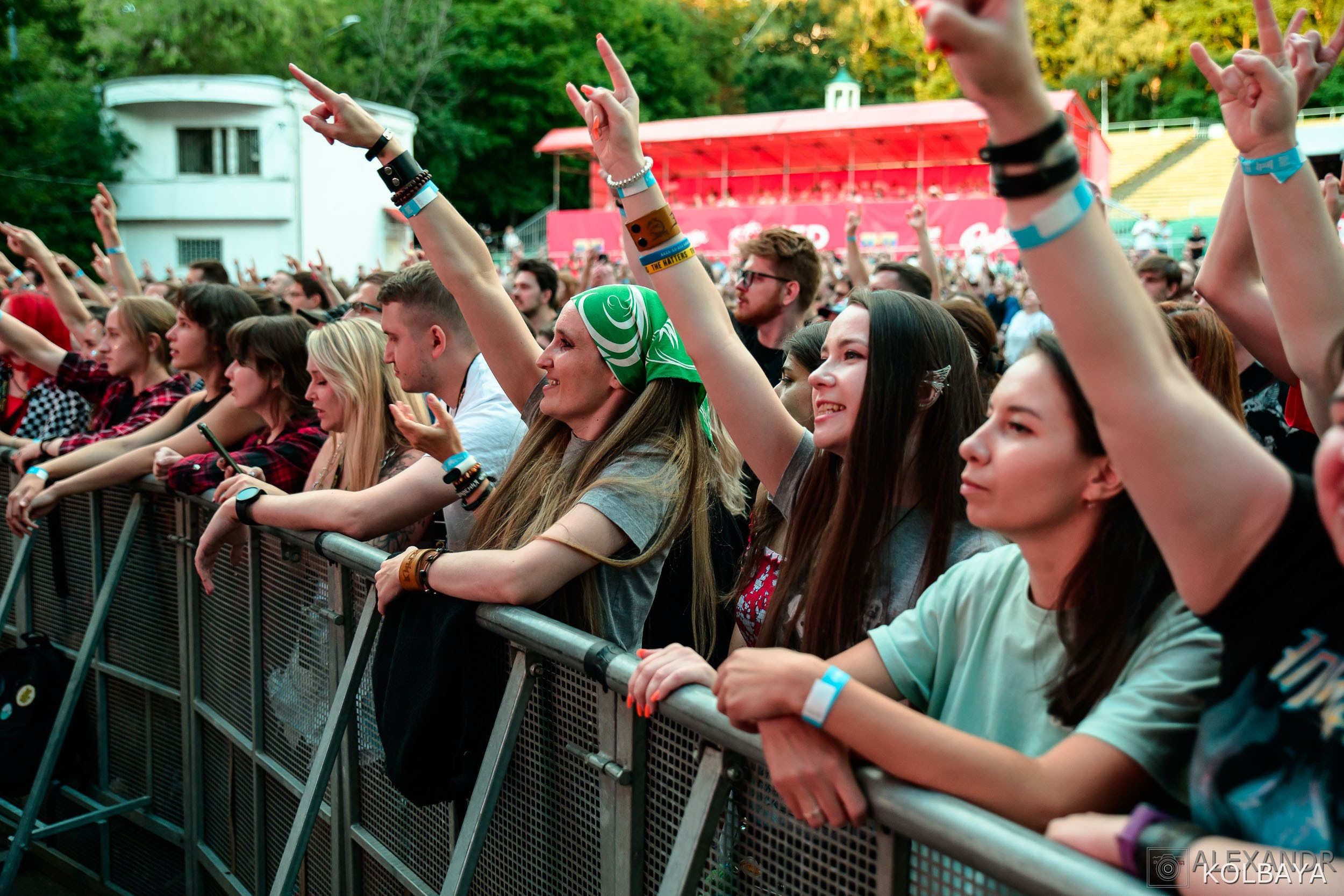 Концерт группы Эпидемия в Зеленом театре. Концертный и театральный репортажный фотограф в Москве Александр Колбая