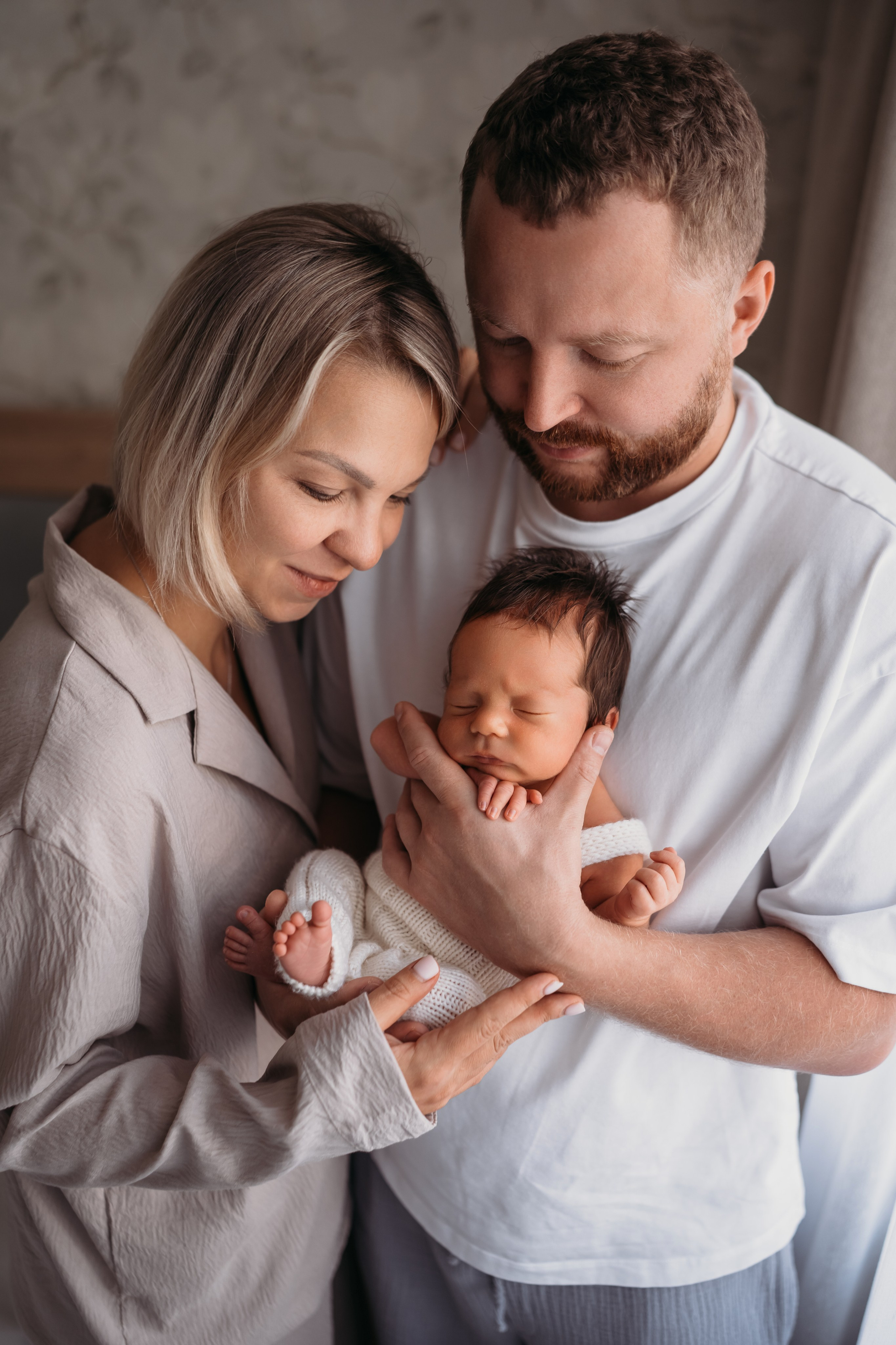 New LIFE 0-4 month. Фотограф Новорожденных в Москве. Семейные истории в стиле LIFE