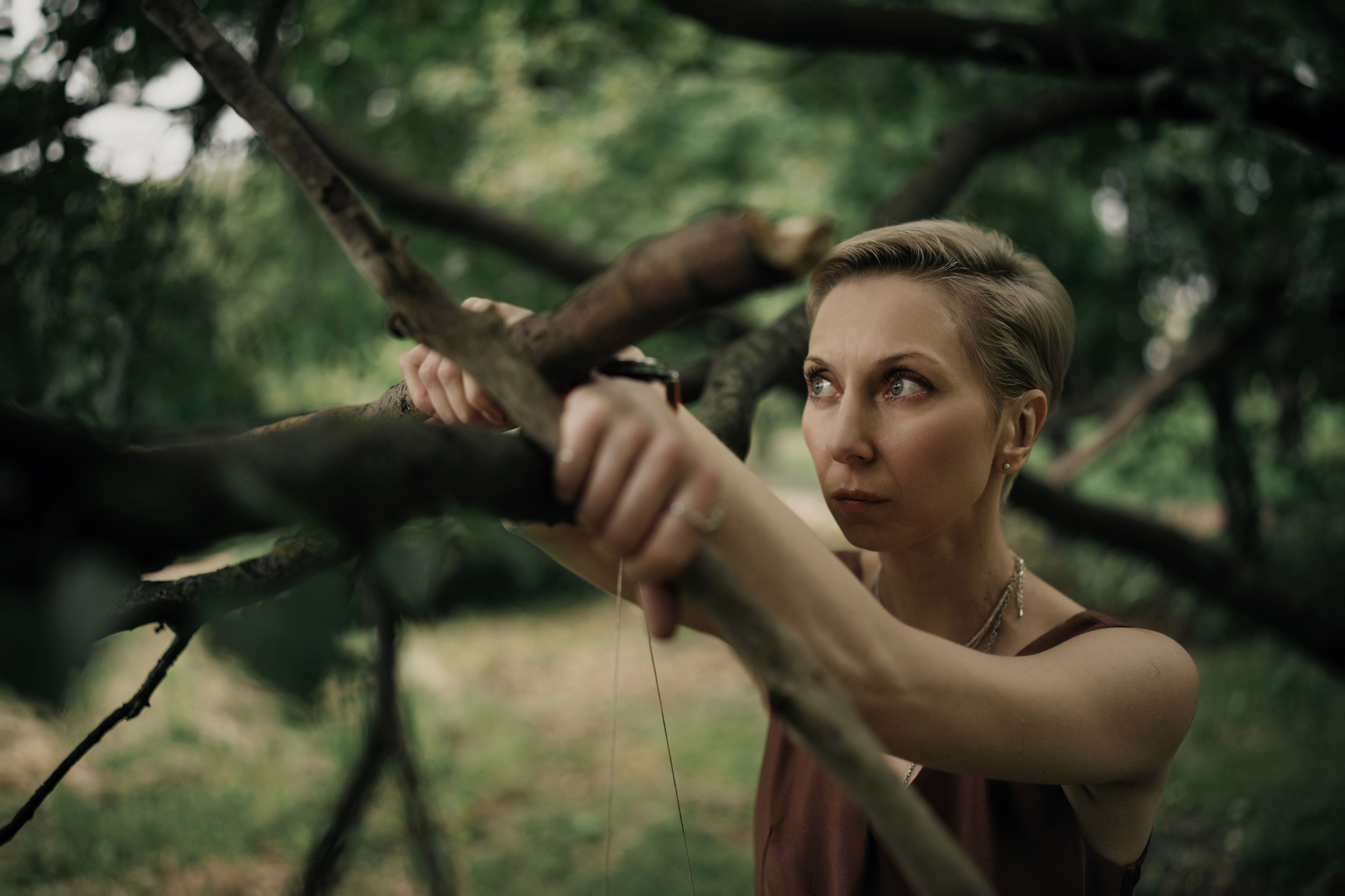 Девушка в летнем парке. Fotографиня из Санкт-Петербурга Настя Шуман