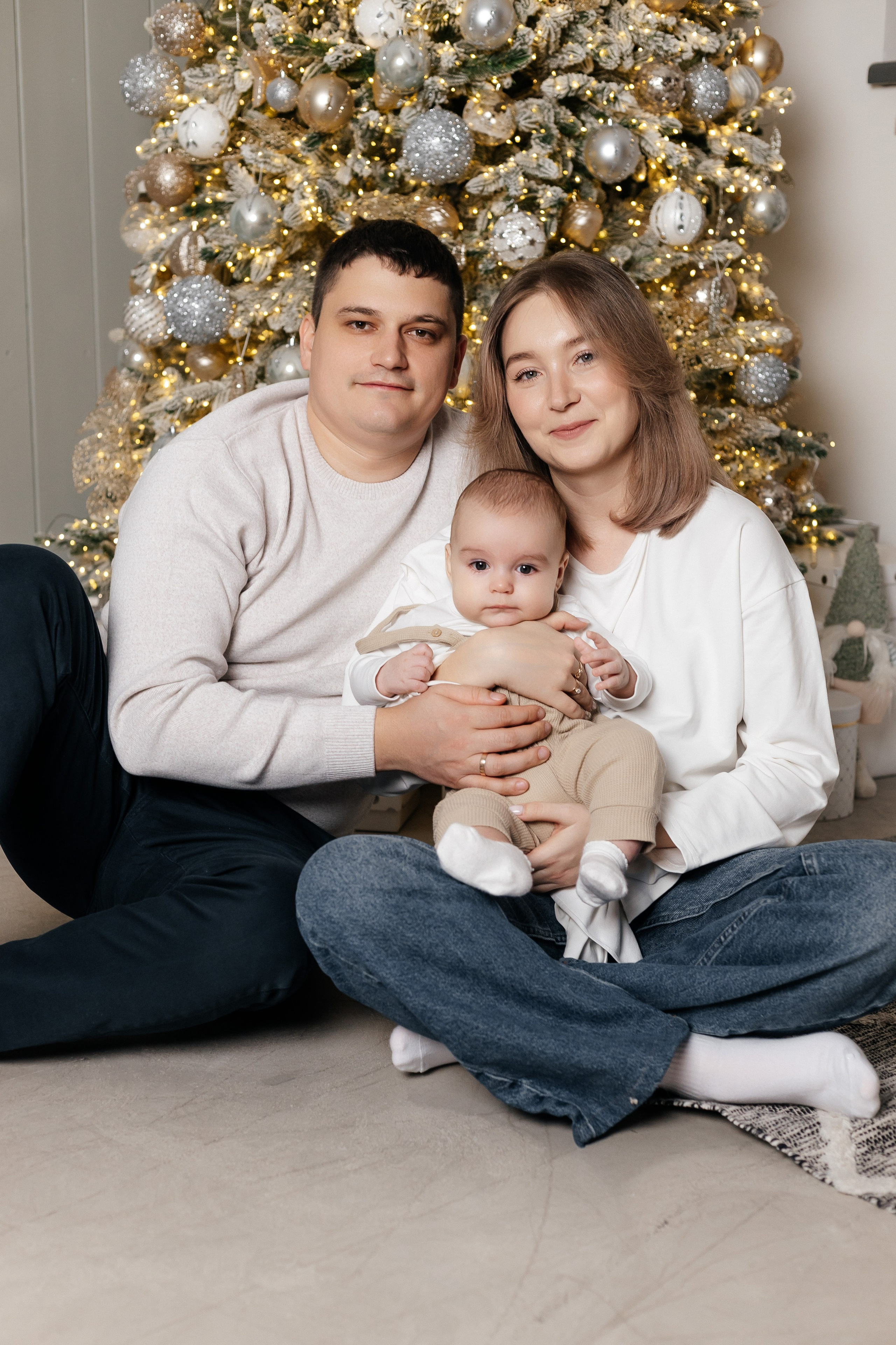 Настя, Вася и Миша (новогодняя). Свадебный и Семейный фотограф Свекрова Ольга