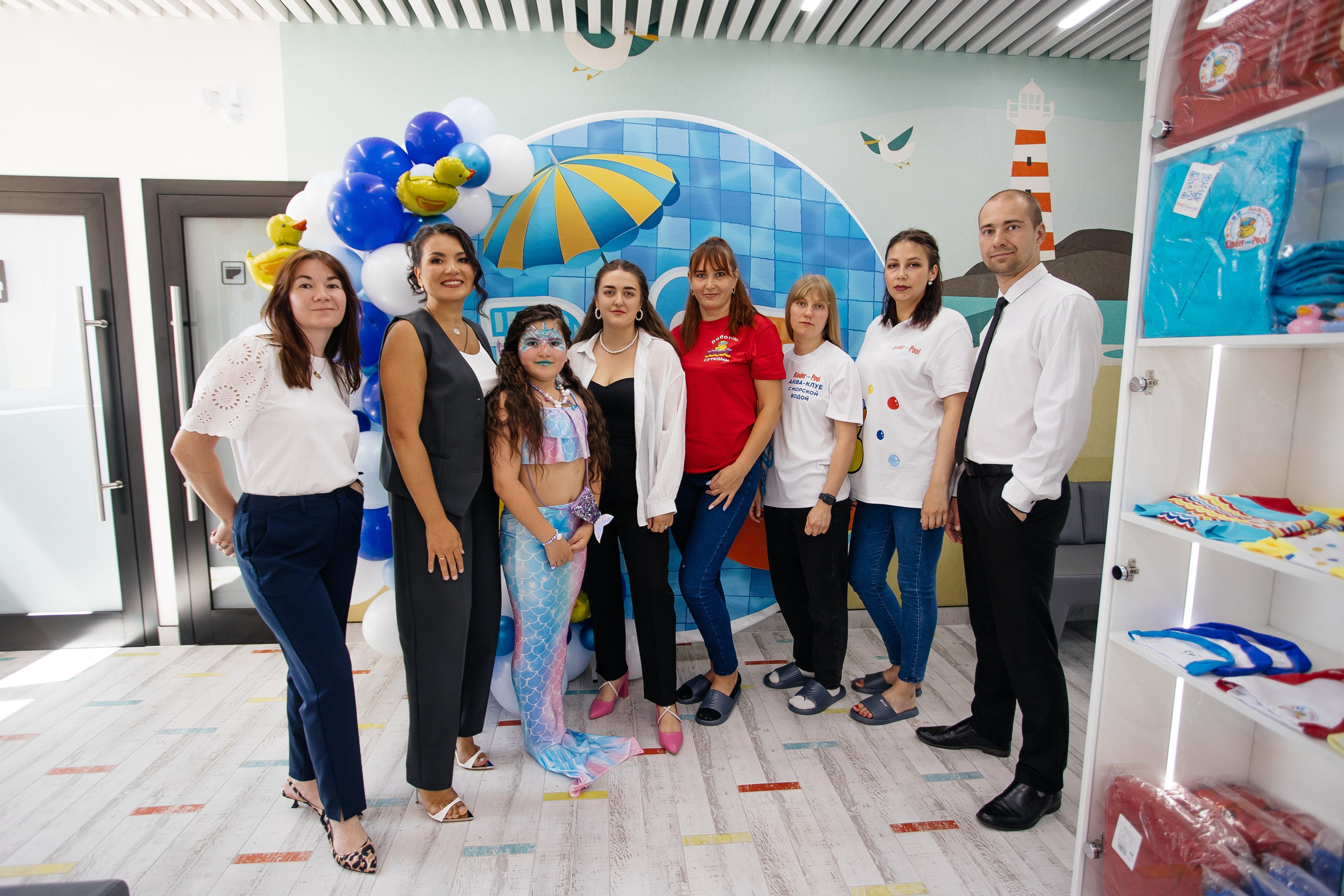 Открытие бассейна. Фотограф в Иркутске