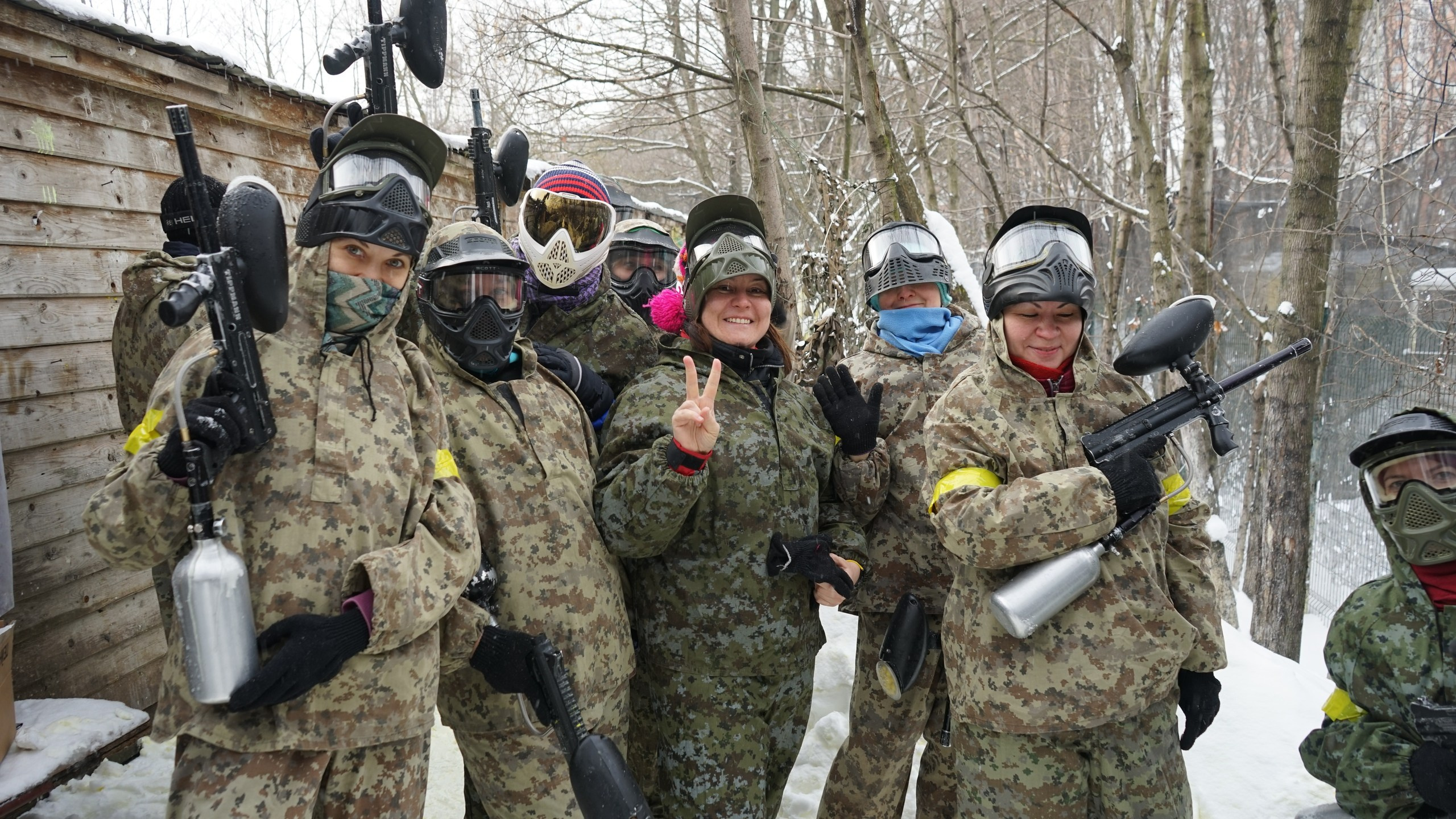 Пейнтбол + шашлыки | 21.02.2021. Галерея Фантим