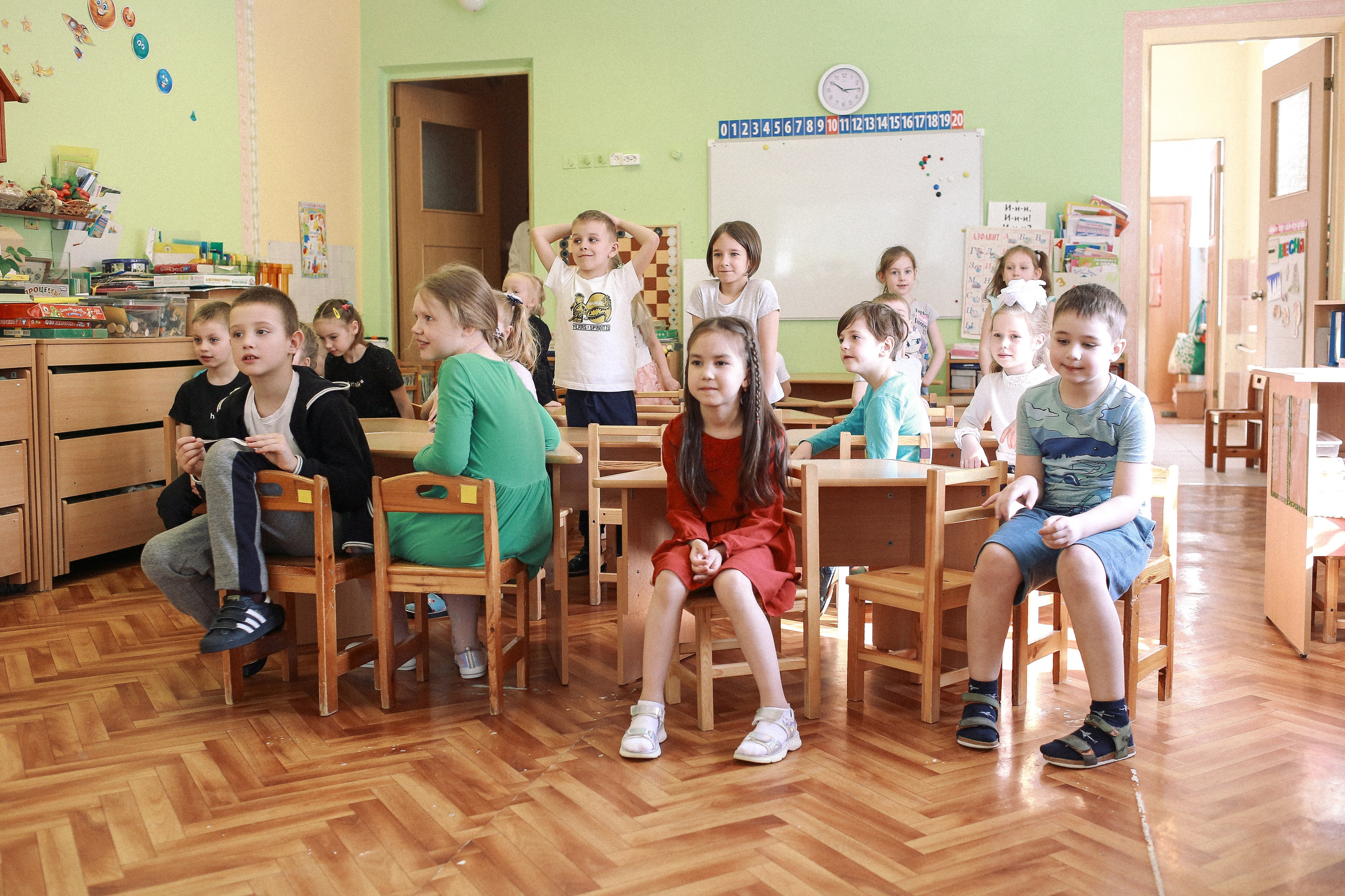 Детский садик будни. Съемки для жителей и гостей Петербурга
