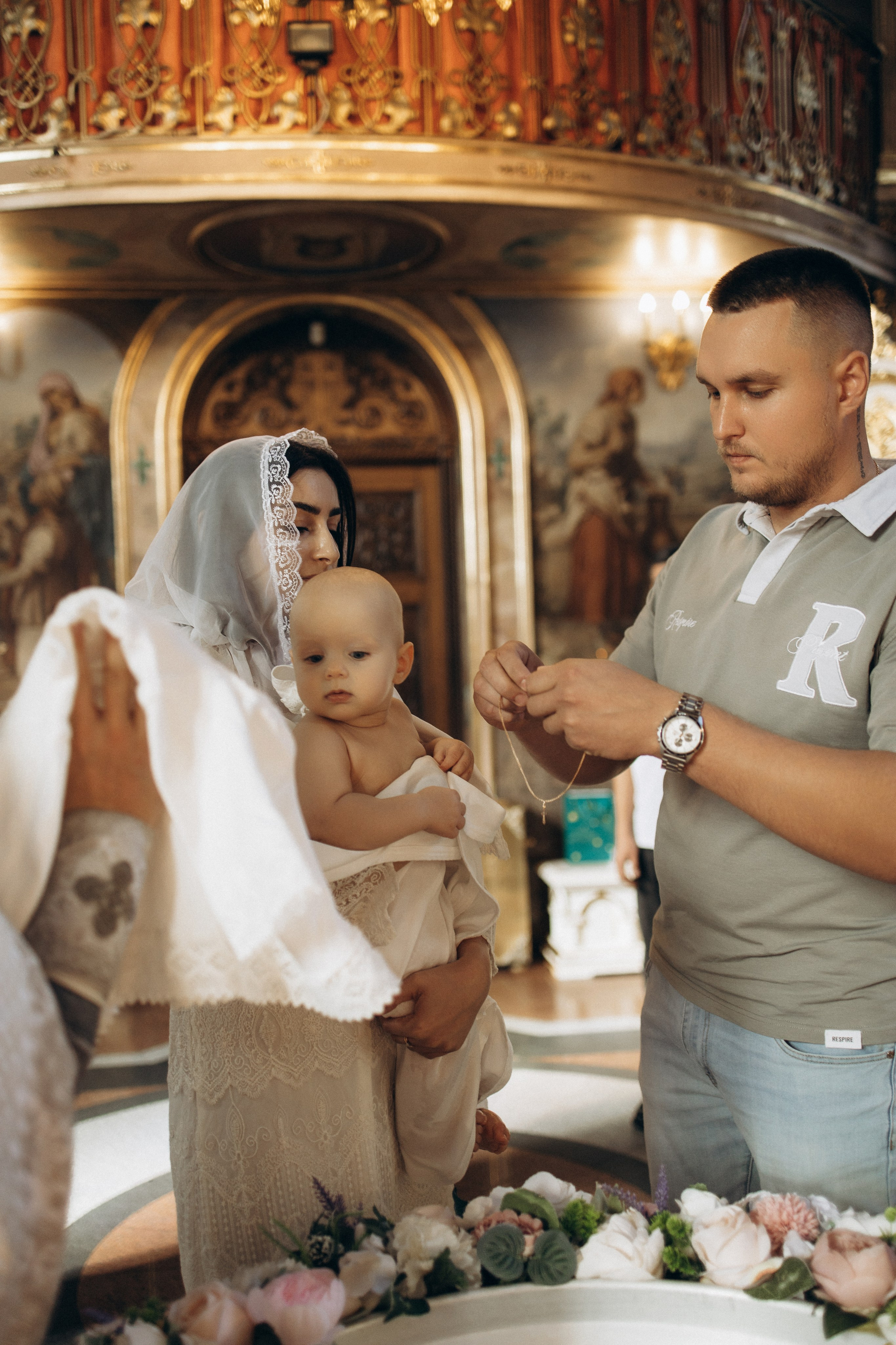 Крещение Арины. Самый теплый фотограф в Краснодаре Рябоконь Ксения