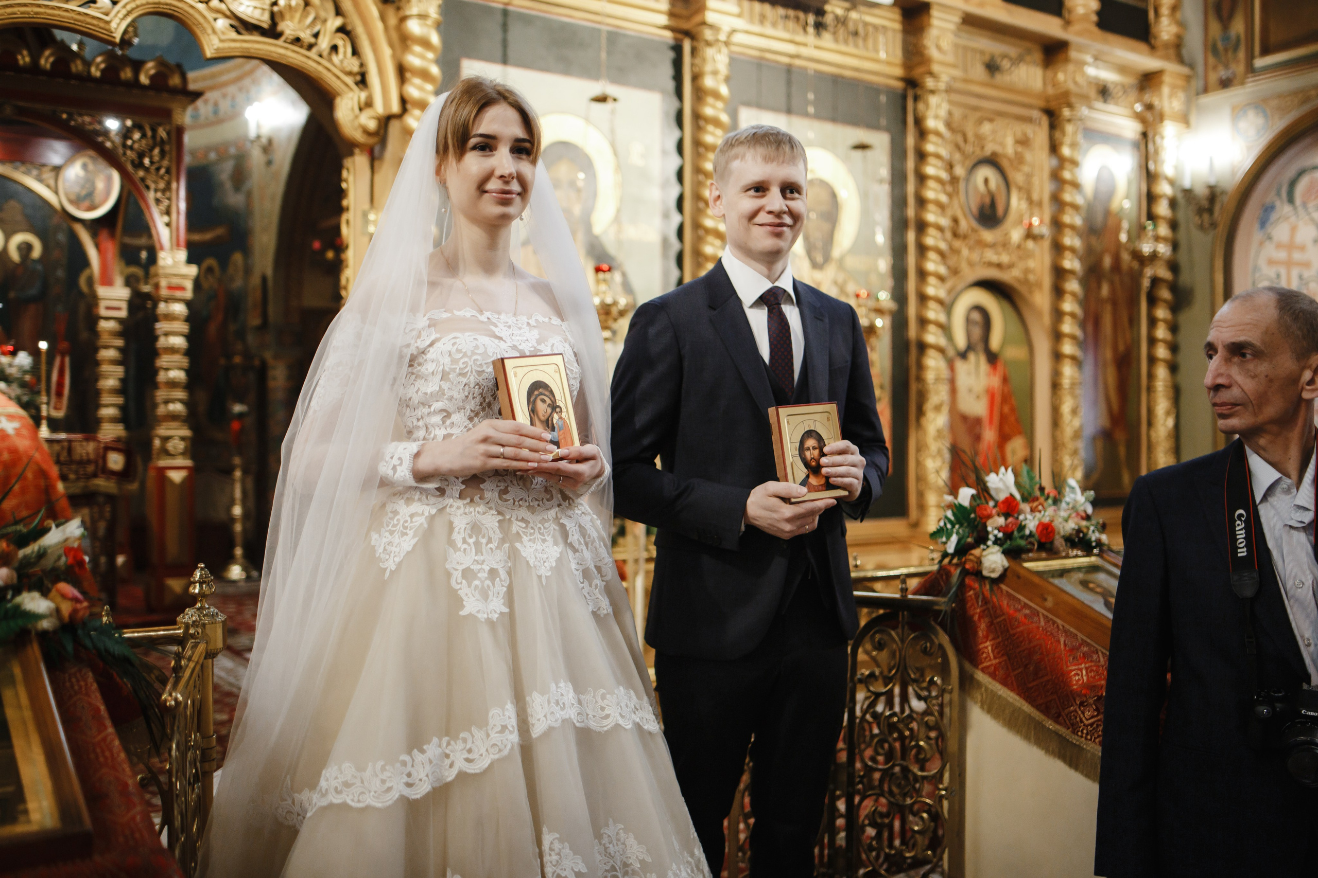 Венчание в храме Григория Неокесарийского в Дербицах. Фотограф на Крещение Москва