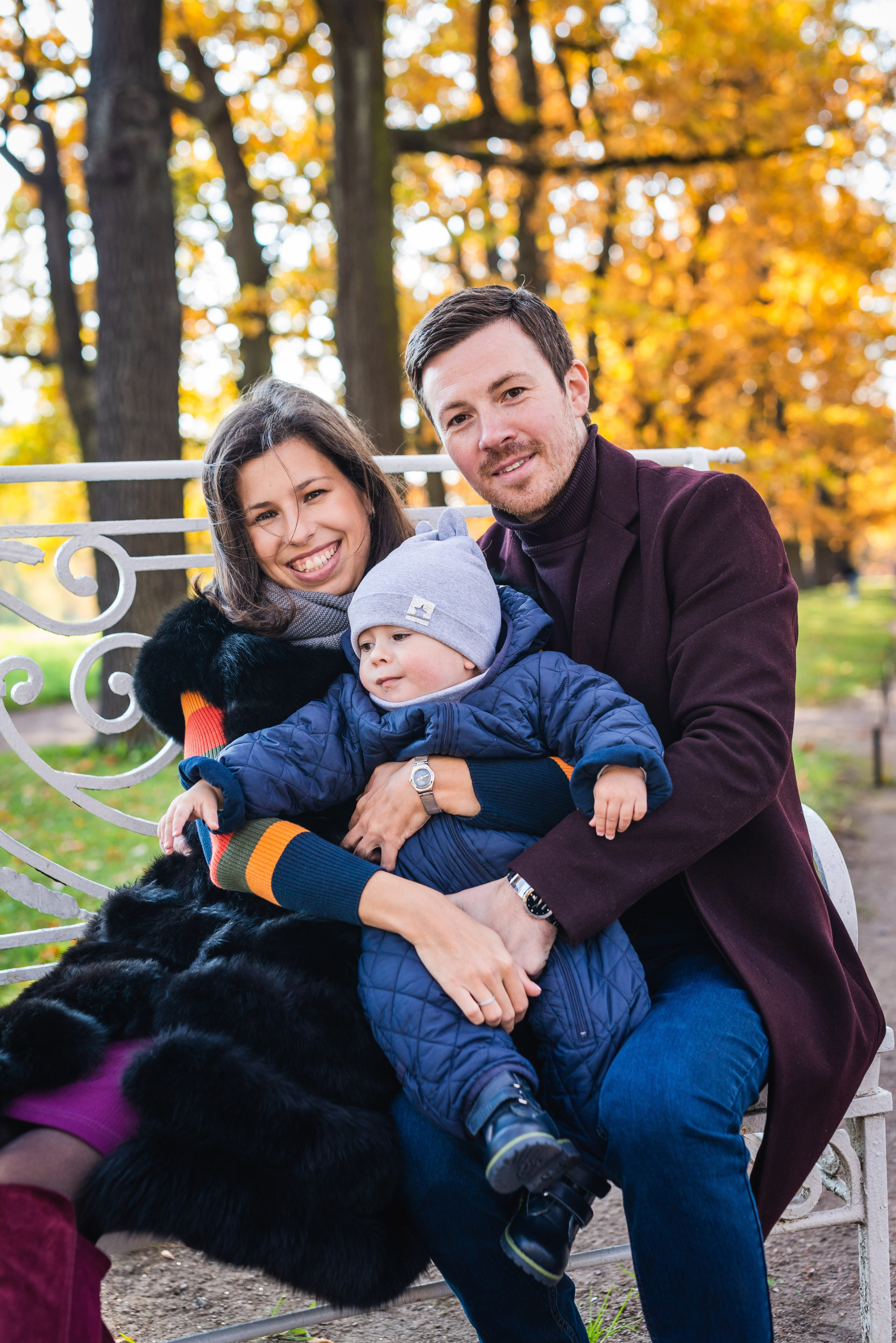 Егор, Валерия и Андрей осенняя прогулка. Портретный, семейный и свадебный фотограф в Санкт-Петербурге и в Пушкине Ширяев Денис