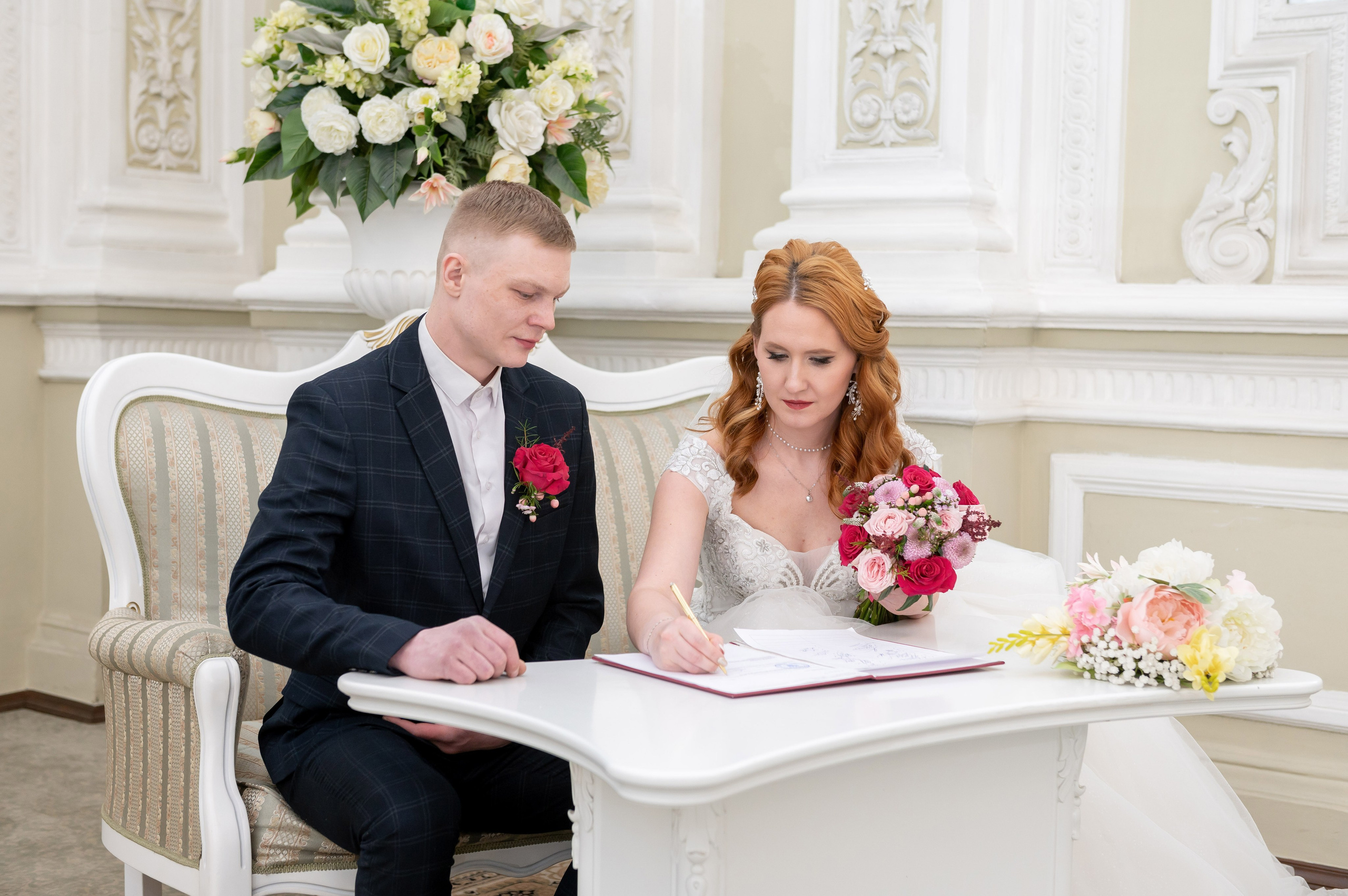 Екатерина и Алексей (свадебная фотосессия в Эрмитаже и Первом Дворце Бракосочетания на Английской набережной 28). Портретный, семейный и свадебный фотограф в Санкт-Петербурге и в Пушкине Ширяев Денис