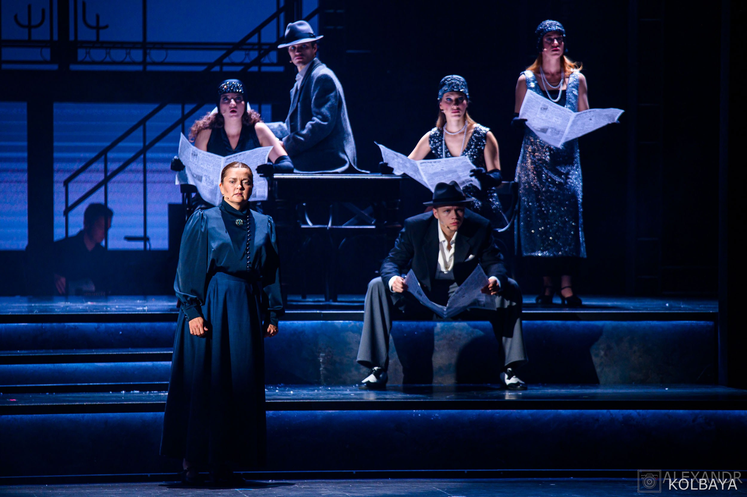 Фоторепортаж с мюзикла Вальс-Бостон 18 сентября 2025 года. Концертный и театральный репортажный фотограф в Москве Александр Колбая