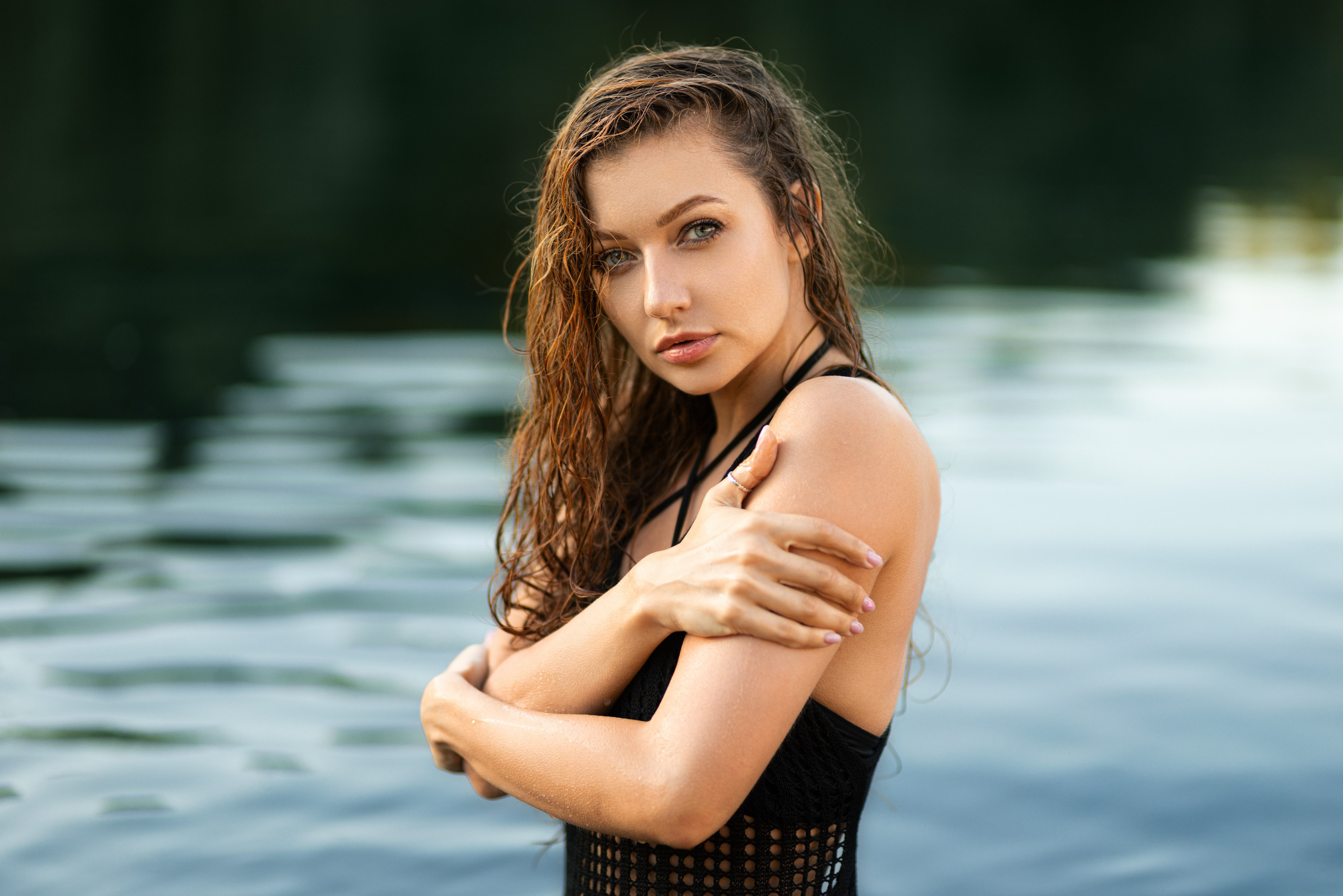 Съемка с Дианой у водоема на базе отдыха в формате для «себя». Дмитрий Шульгин, портретный фотограф в Воронеже