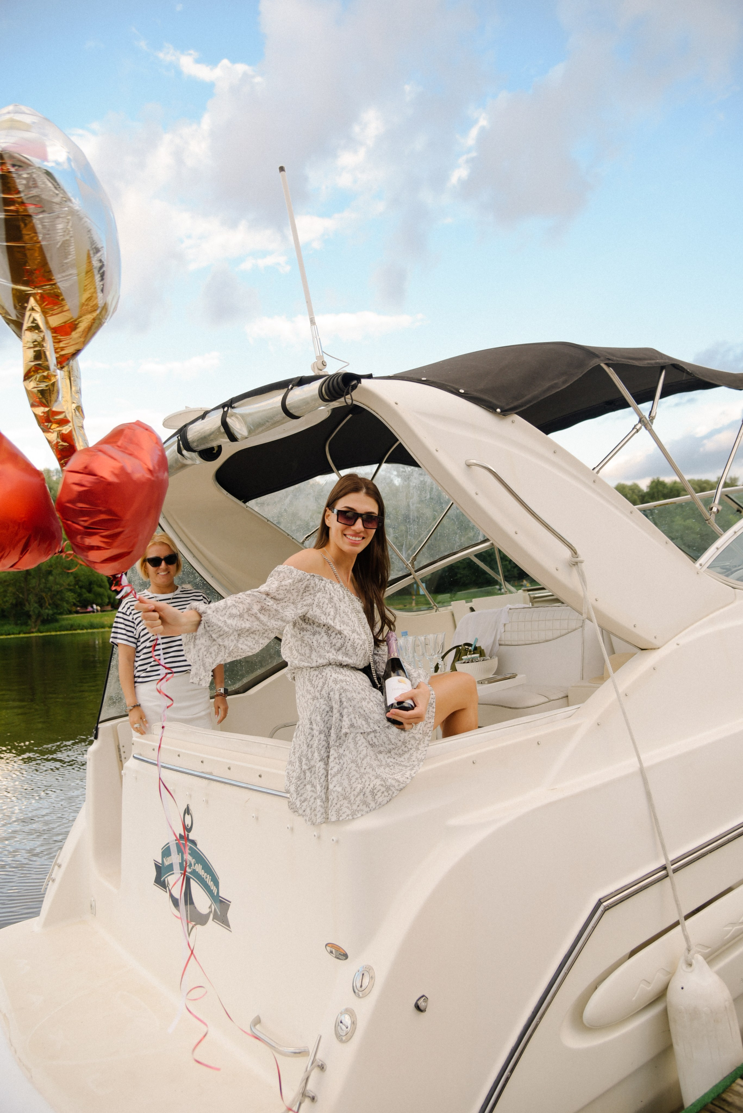 Девичник на яхте. Фотограф Лола Волна, город Москва