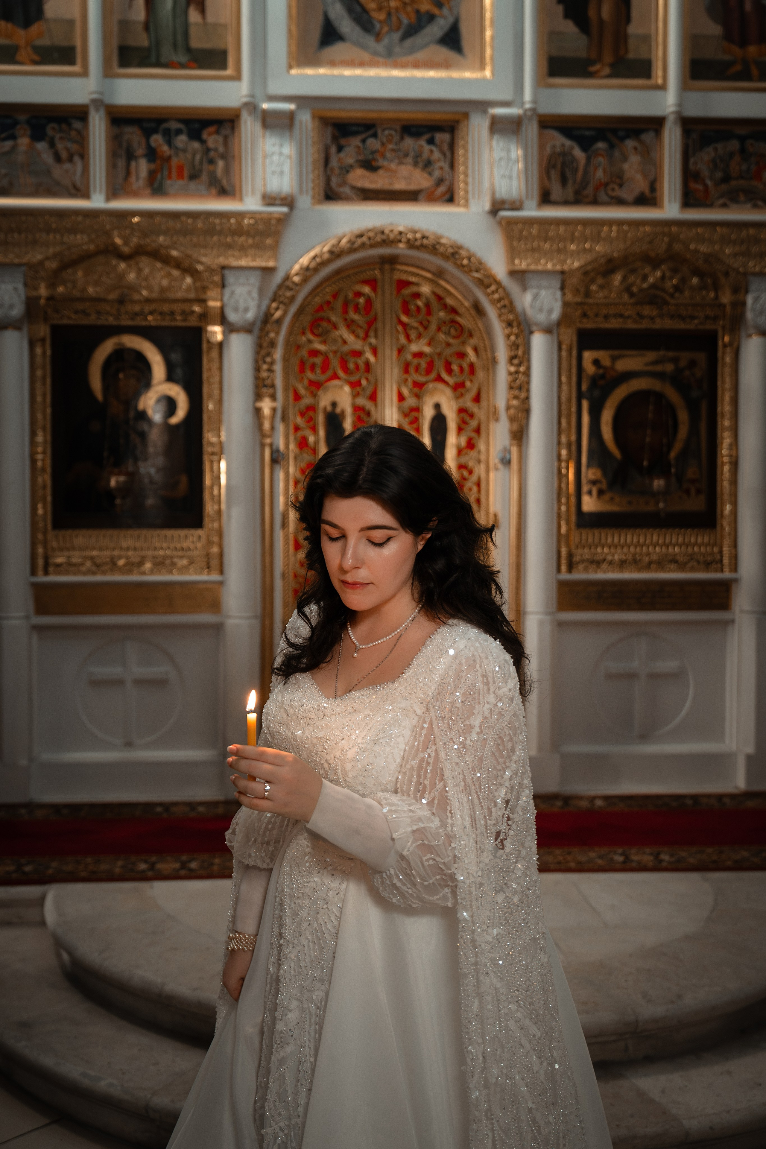 Венчание Марии и Ивана. Фото- и видеосъёмка крещения и венчания. Фотограф на крещение Москва