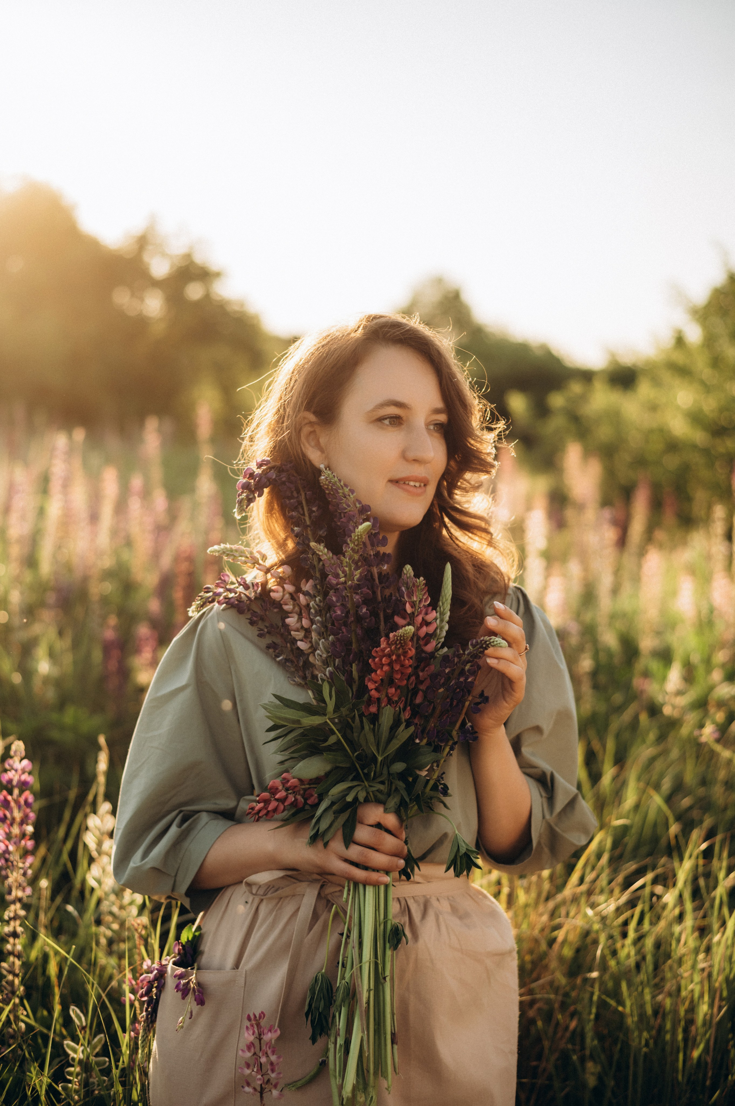 Кристина, Соня и люпиновый вечер. Фотограф Мария Стрелкова