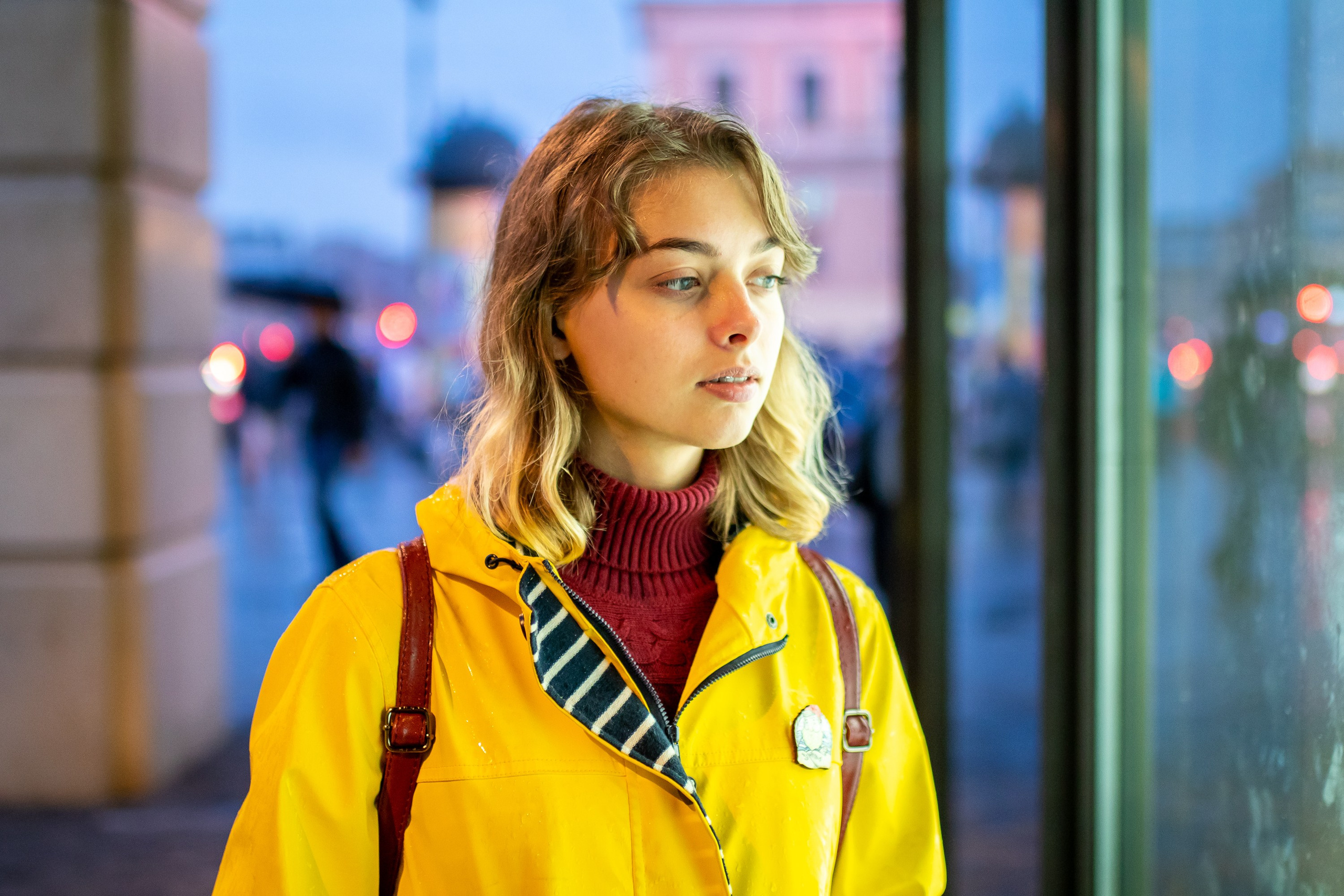 Лида. Дождь. Портретный фотограф в Санкт-Петербурге Александр Быстрицкий