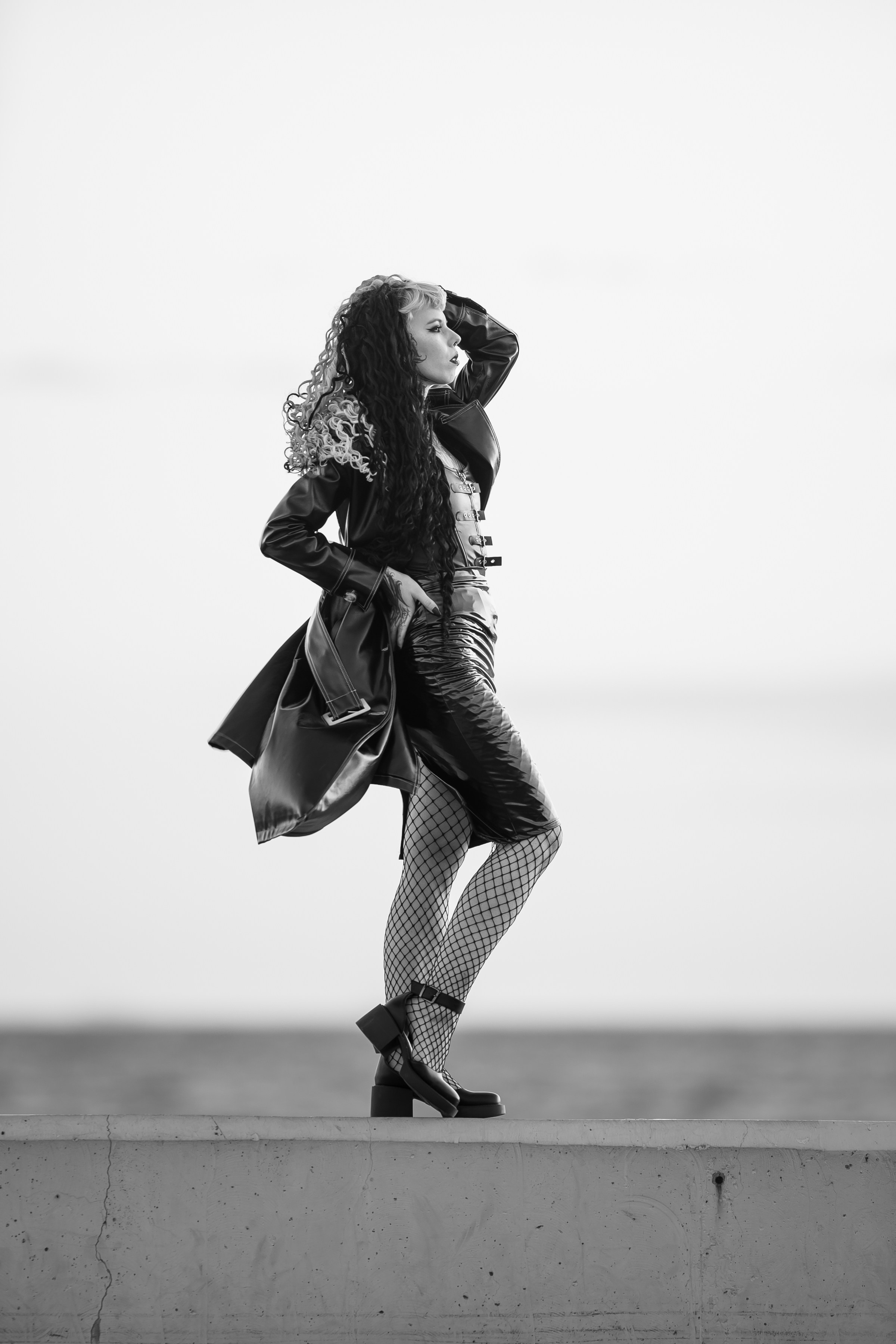 Оля. Паркинг. Портретный фотограф в Санкт-Петербурге Александр Быстрицкий