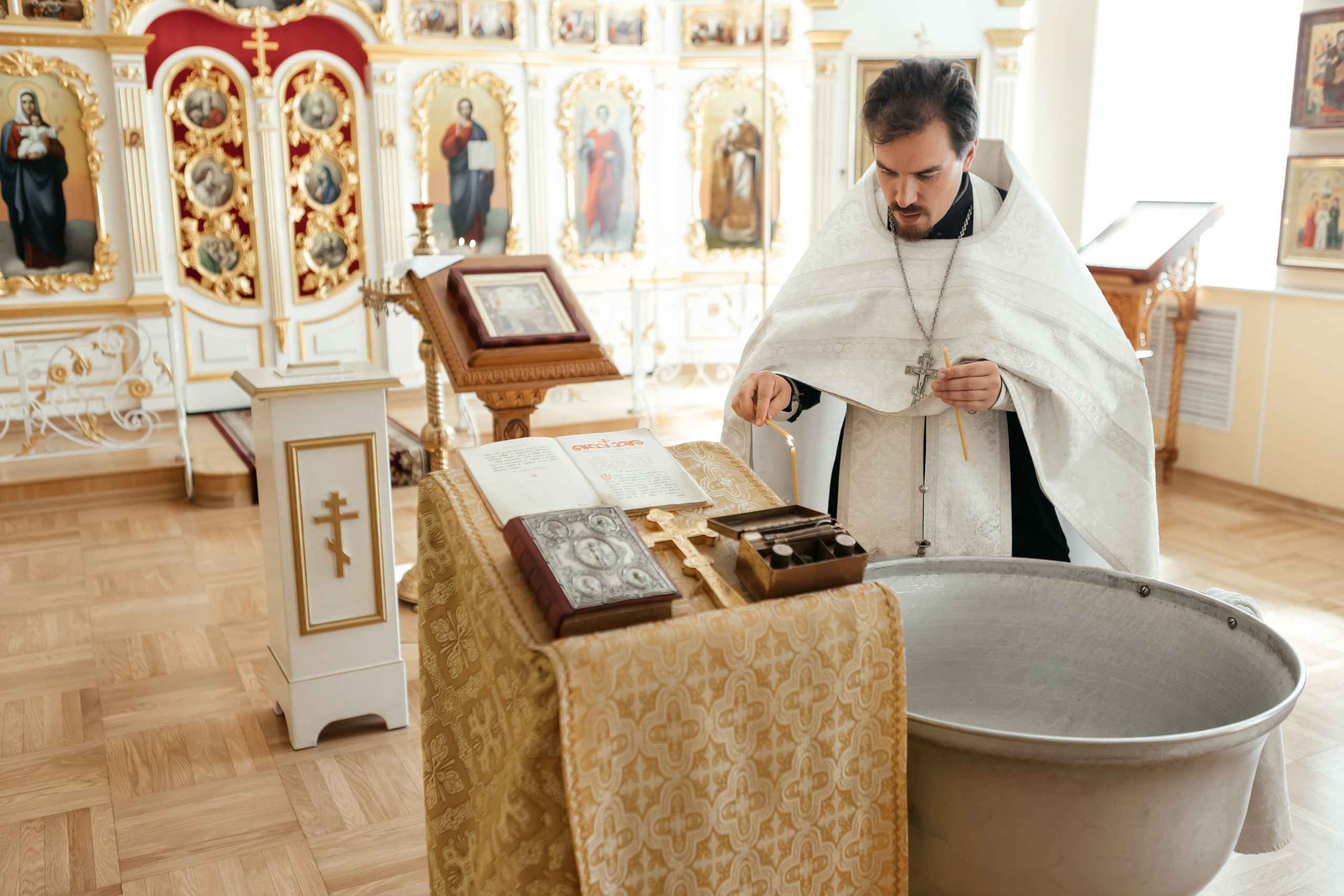 Крещение Макара. Семейный и свадебный фотограф в Петербурге Евгения и Николай Шевчук