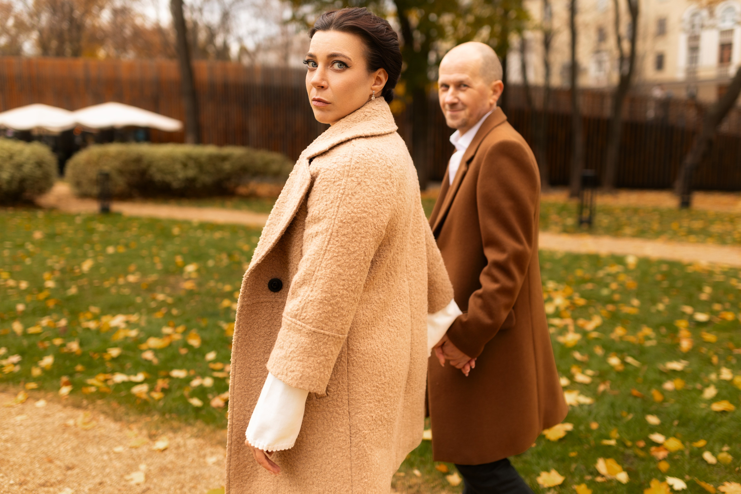 Алексей и Евгения. Свадебная прогулка в позднем октябре. Дмитрий Шульгин, портретный фотограф в Воронеже