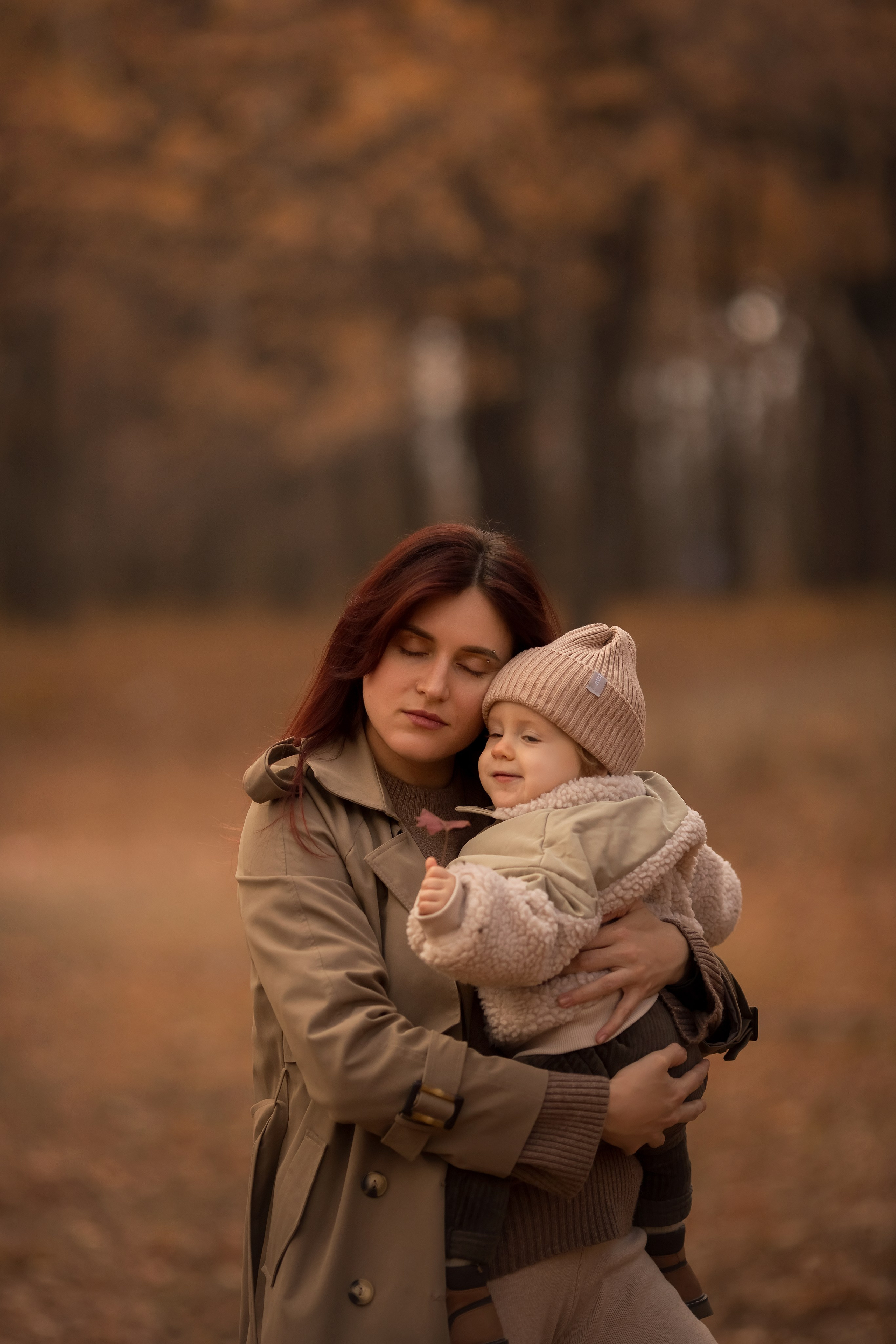 Осень в лесу. Семейный и детский фотограф в Саратове Полина Коткина