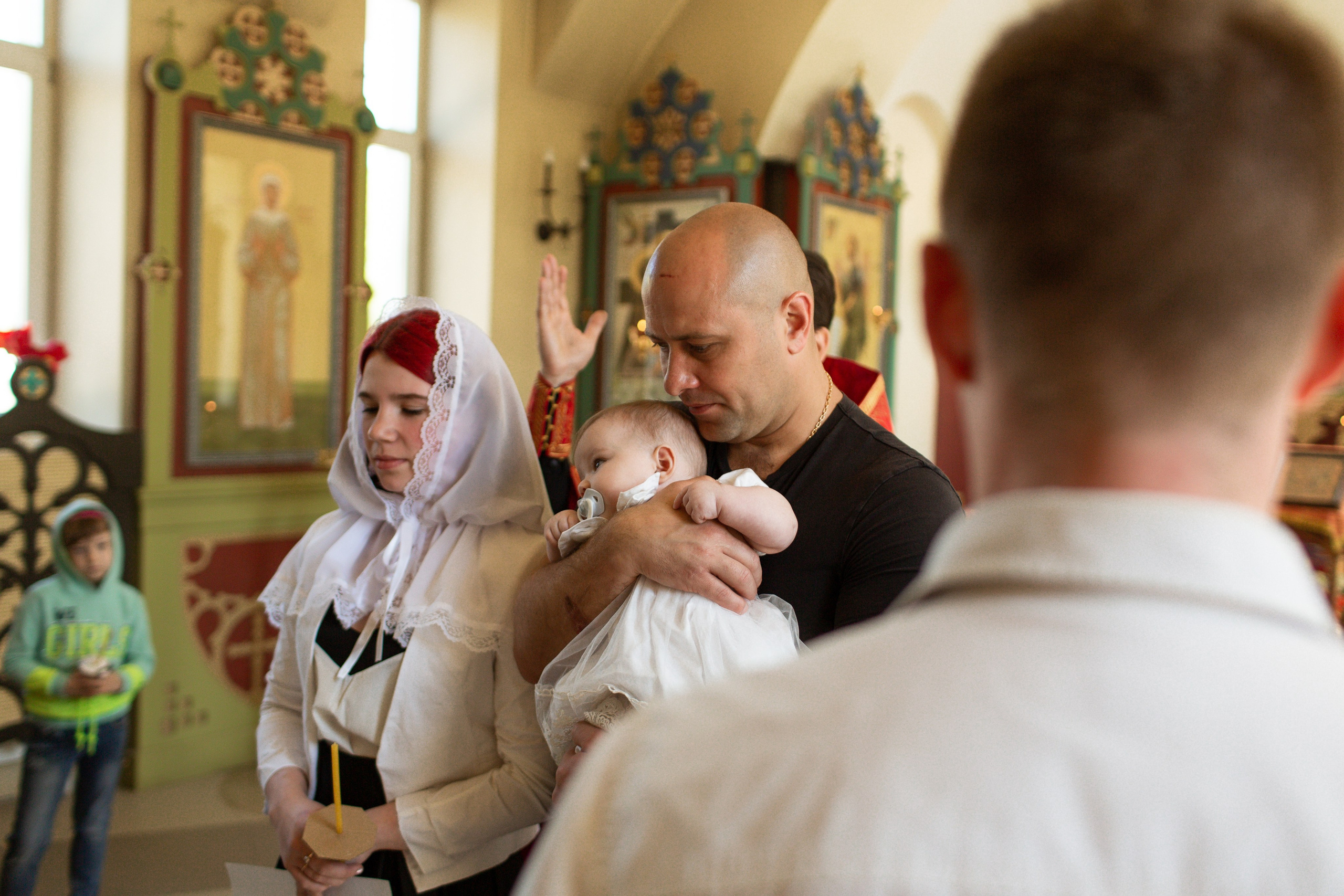 Крещение Киры. Свадебный и Семейный фотограф в Москве Александра Вайпер