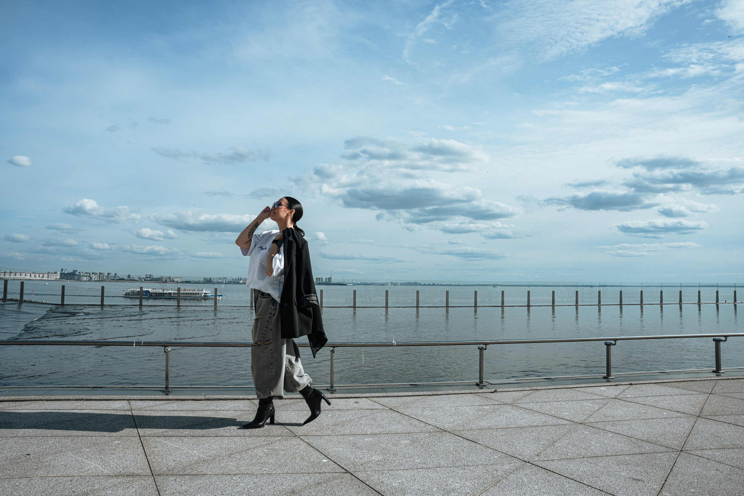 Елена. Лахта центр. Портретный фотограф в Санкт-Петербурге Дмитриева Наталия