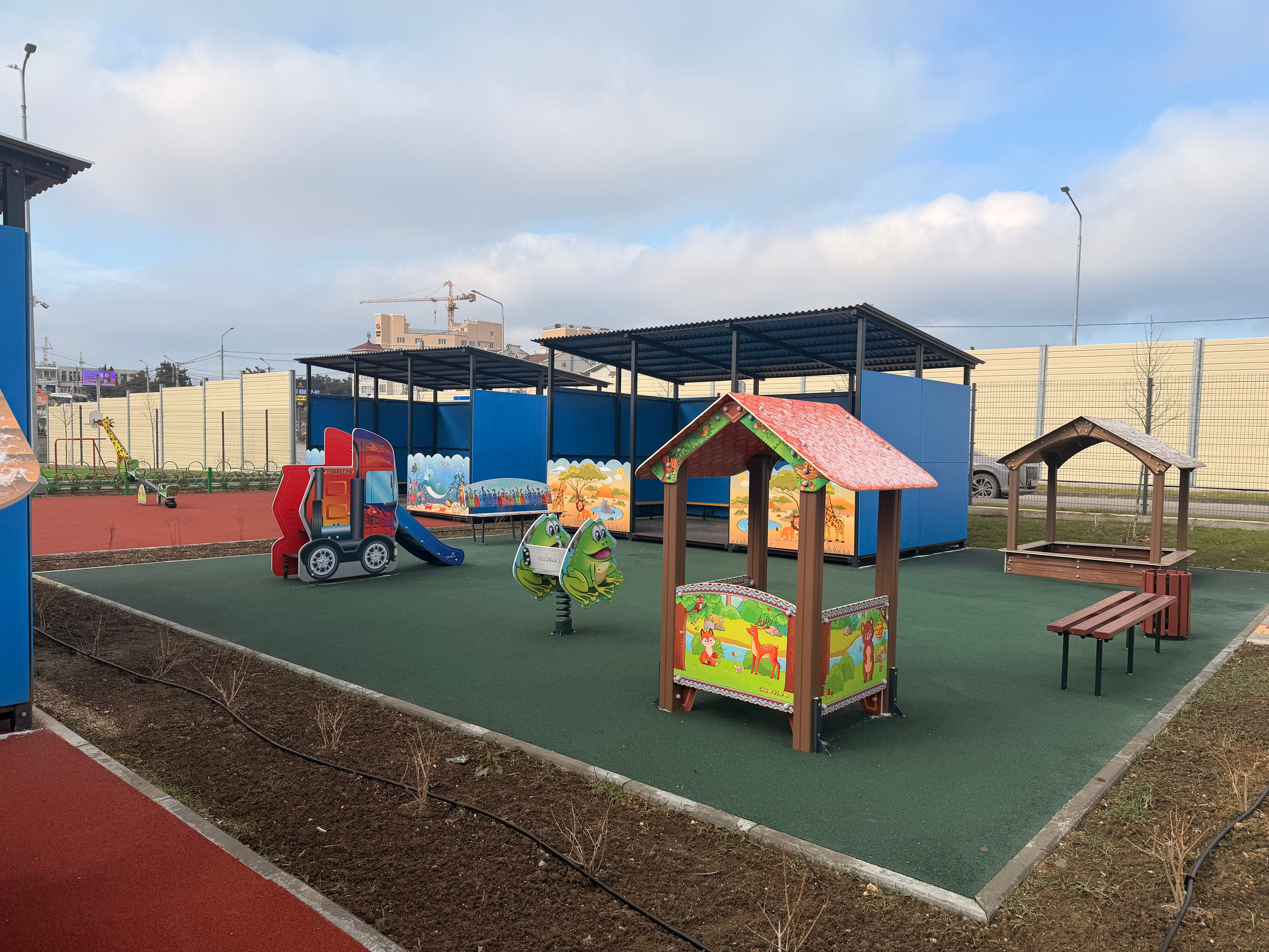 ДОУ на ул. Вакуленчука г. Севастополь. Таврика МАФ Сервис, комплексное благоустройство территорий и детских площадок в Крыму