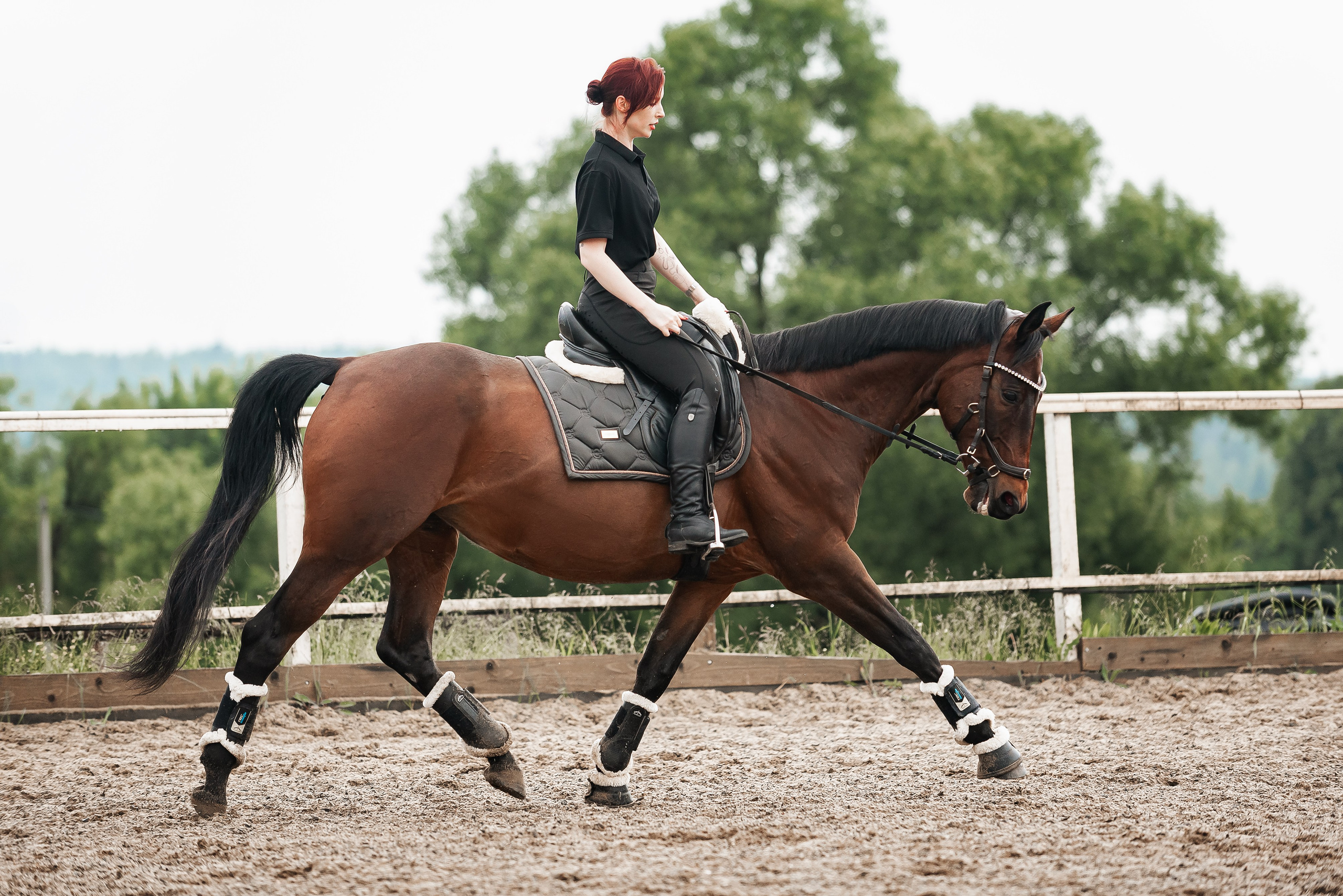 Ольга и Шерави. Куракина Дарья • Конный фотограф