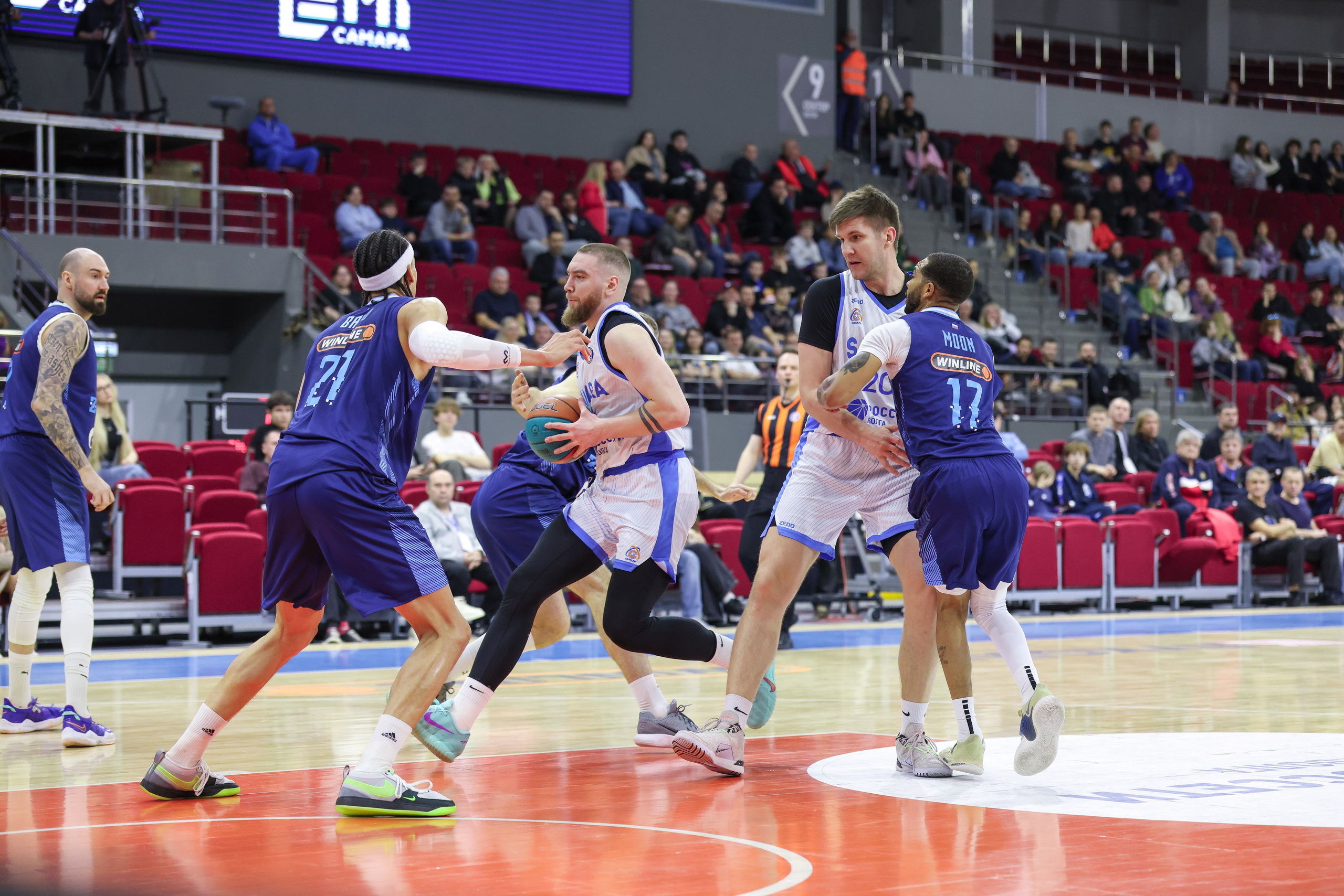 Баскетбол. Самара — Зенит. Единая лига ВТБ. Спортивный фотограф в Самаре
