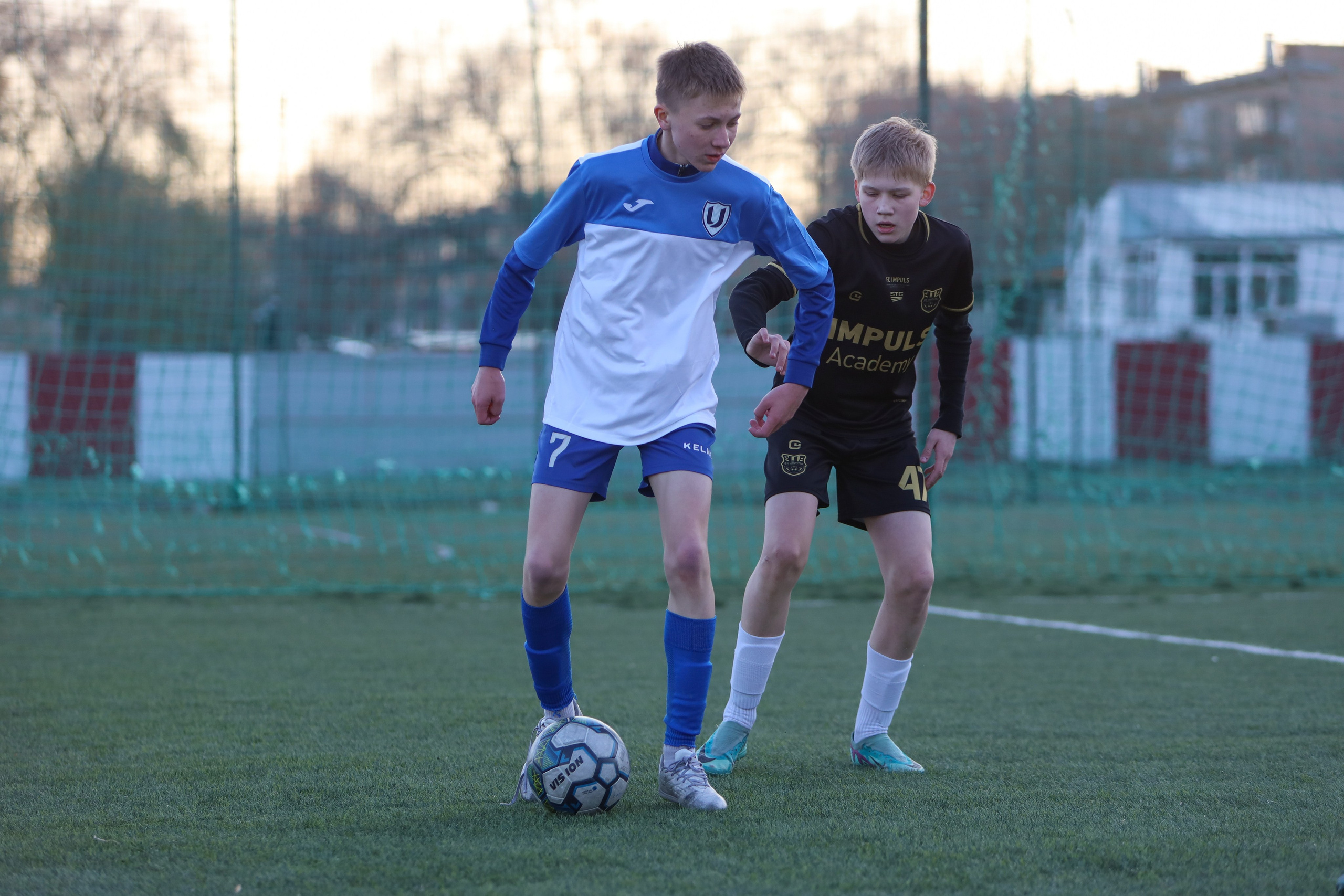 Импульс — Виктория Унион. Чемпионат СФПЛ. Молодежная футбольная лига U-15. Спортивный фотограф в Самаре