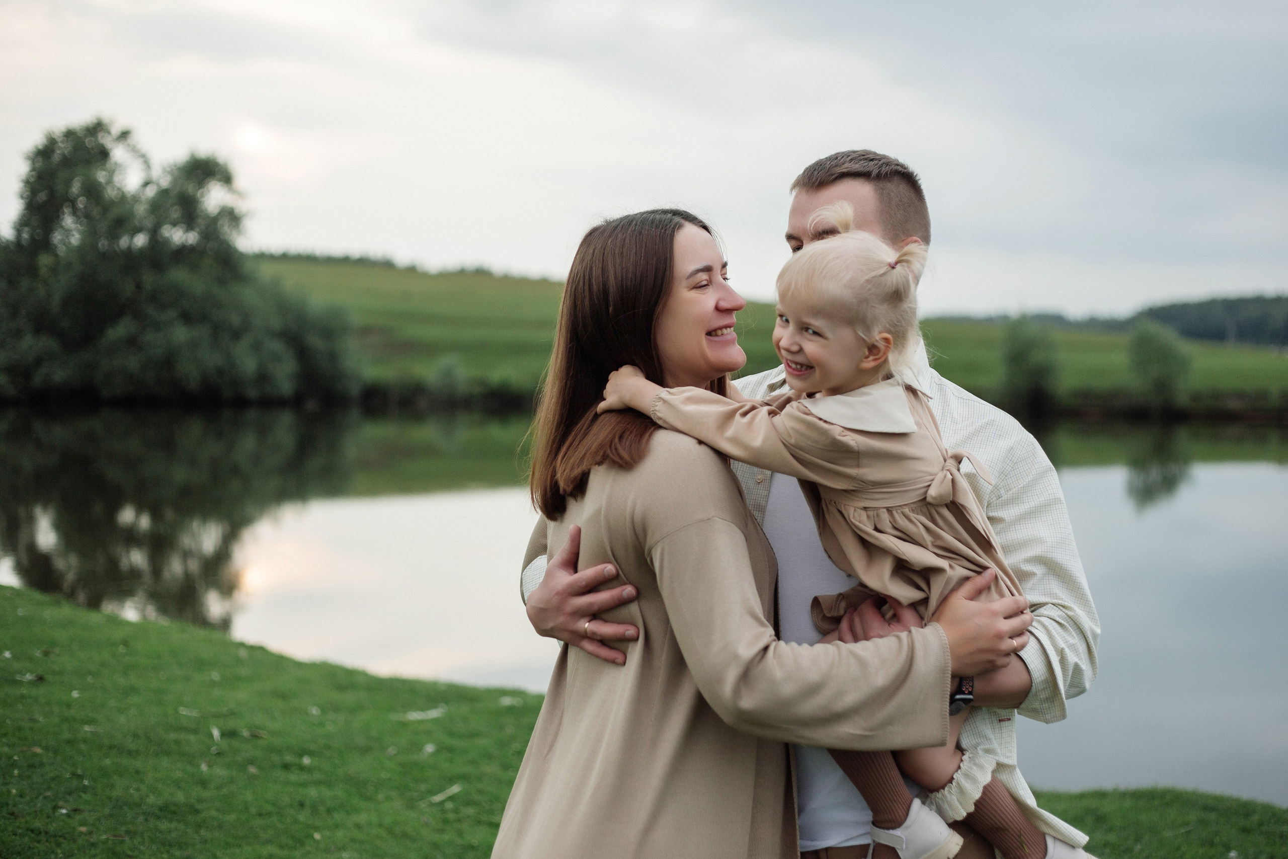 Дмитрий, Ольга и Верочка. Портретный, семейный, свадебный фотограф в Брянске Маргарита Василькова