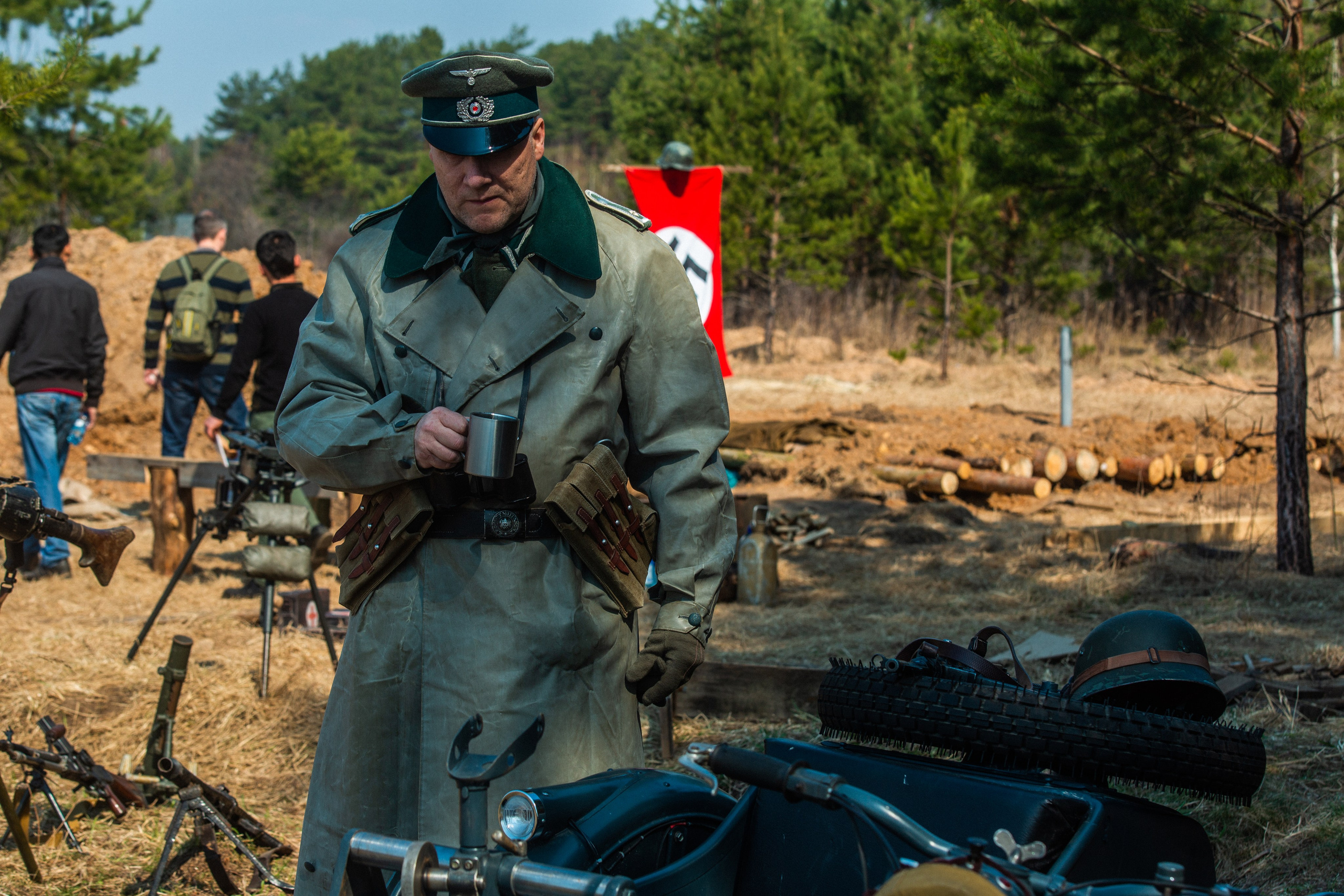 РЕКОНСТРУКЦИЯ БОЯ — ВОВ — БИТВА ЗА ГОРОД. Профессиональный фотограф в Мценске и Орловской области